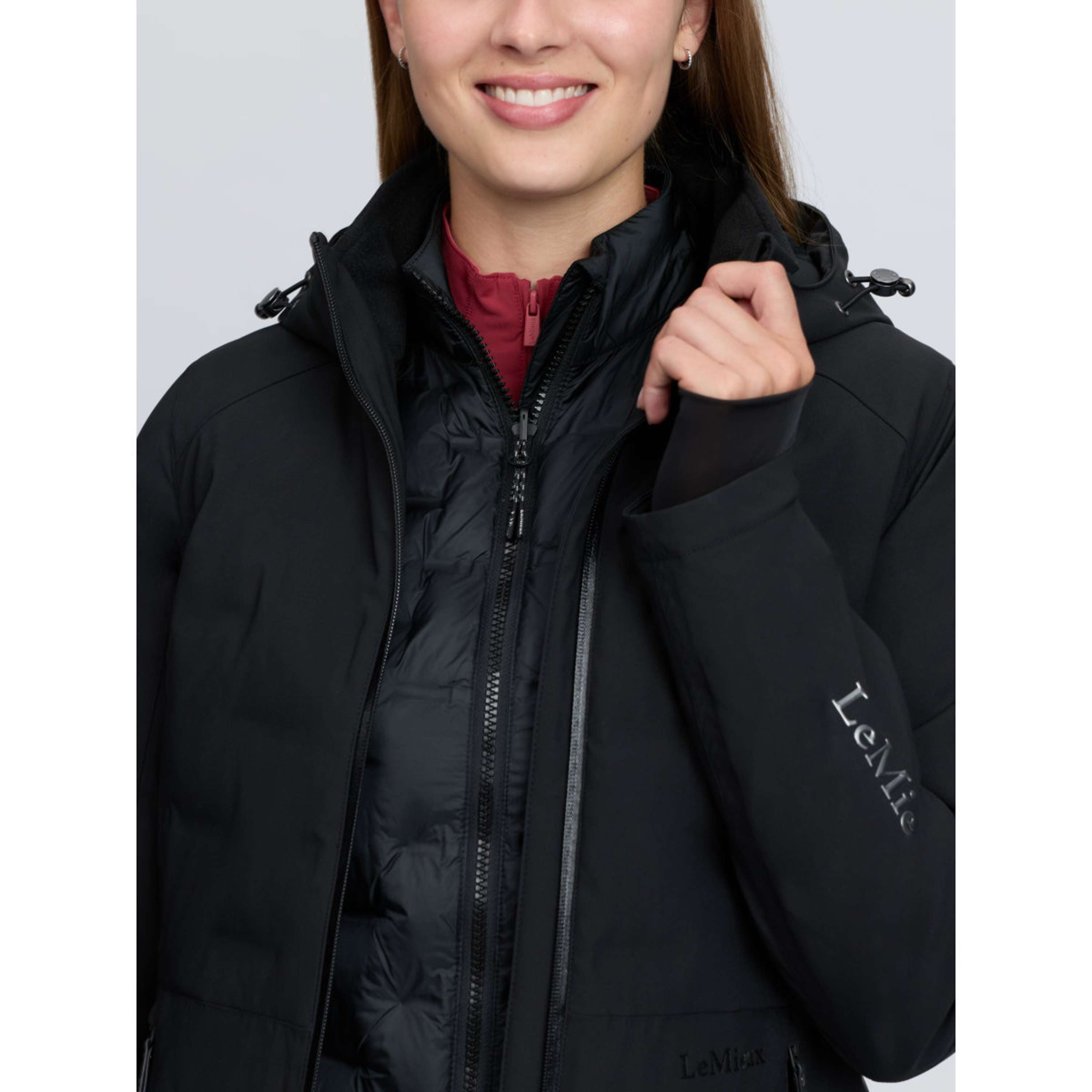 LeMieux Jacket Brooke 3-in-1 Waterproof Hybrid Black