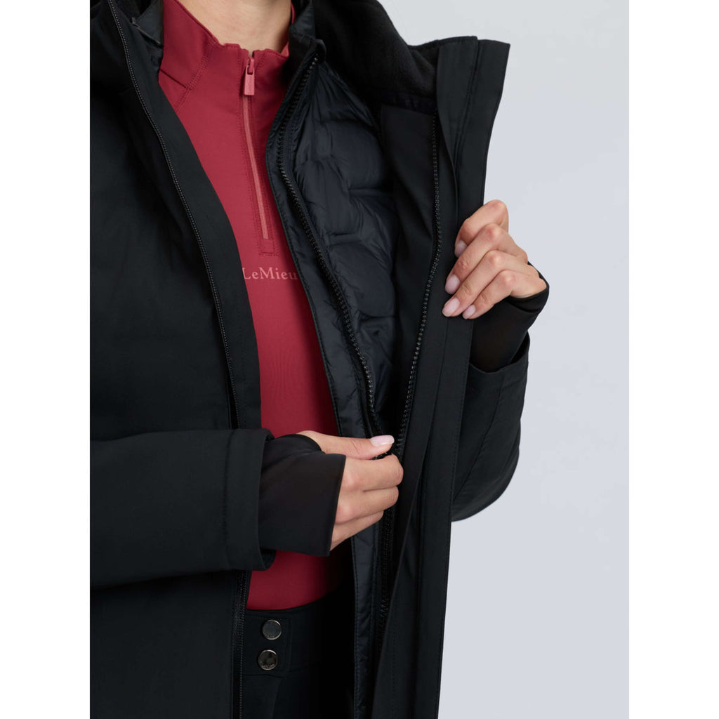 LeMieux Jacket Brooke 3-in-1 Waterproof Hybrid Black