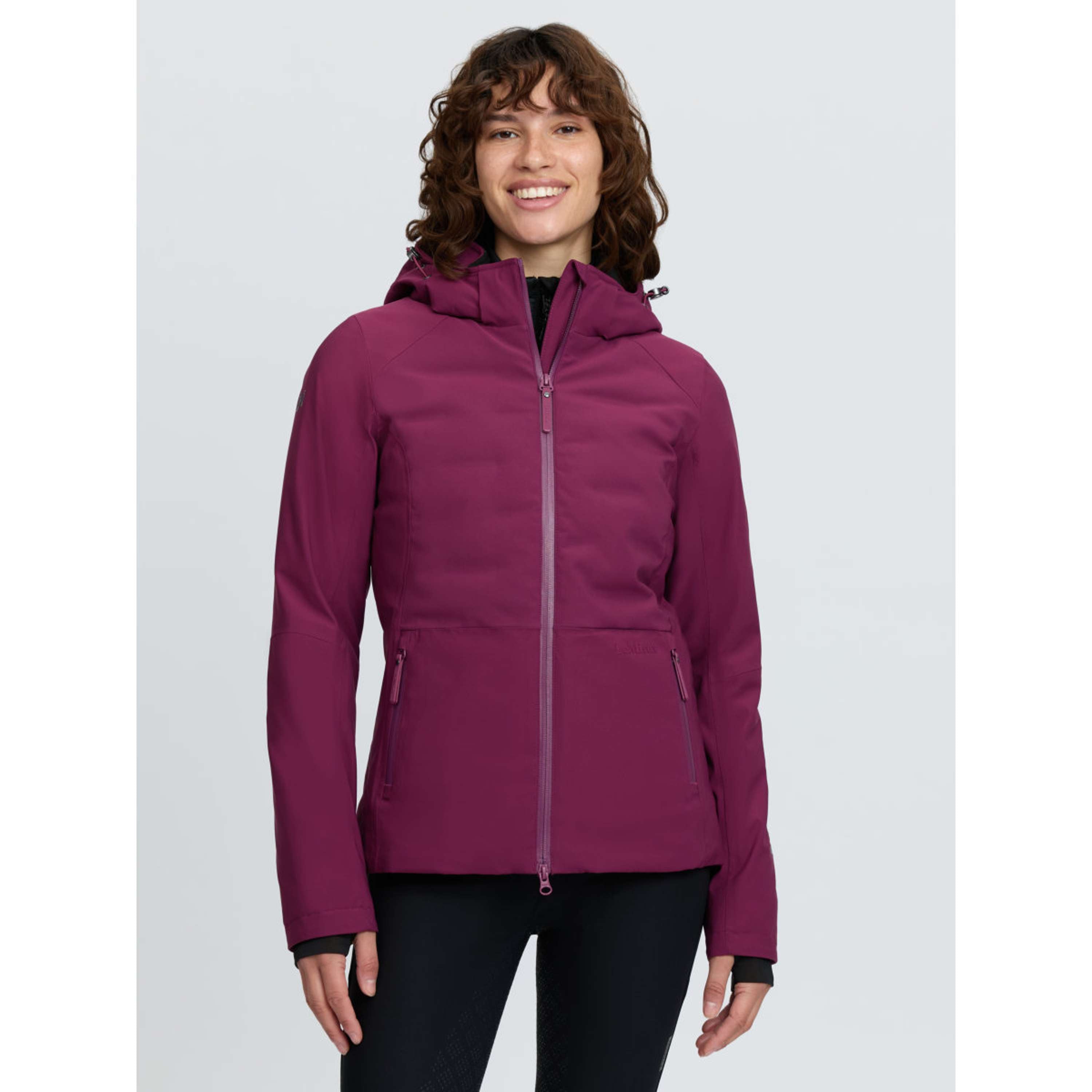 LeMieux Jacket Brooke 3-in-1 Waterproof Hybrid Blackberry