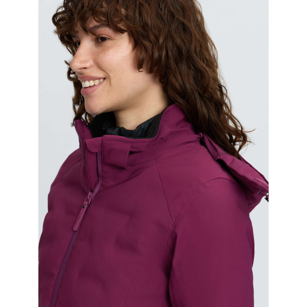 LeMieux Jacket Brooke 3-in-1 Waterproof Hybrid Blackberry