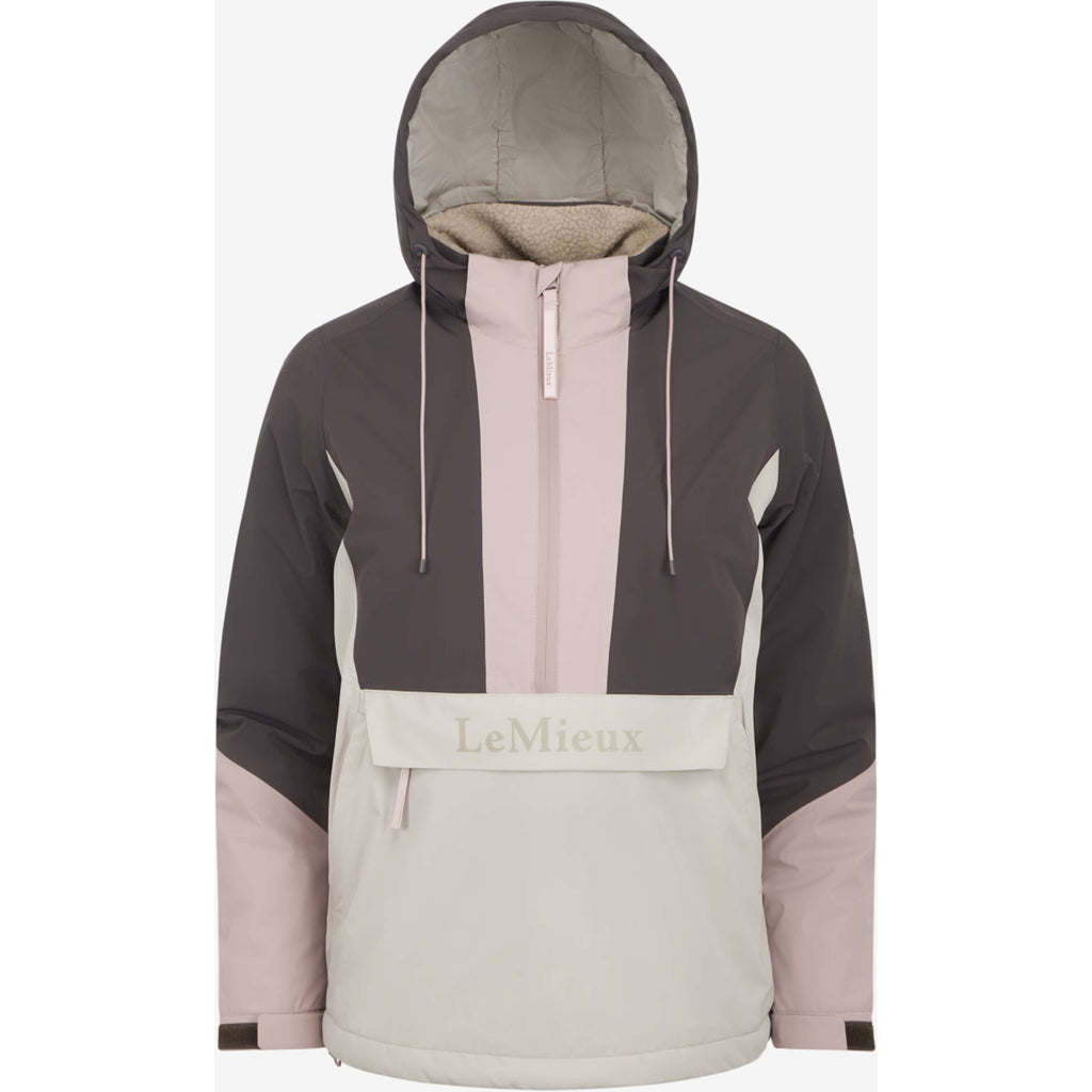 LeMieux Jacket Phoebe Half Zip Waterproof Anorak Wild Rose