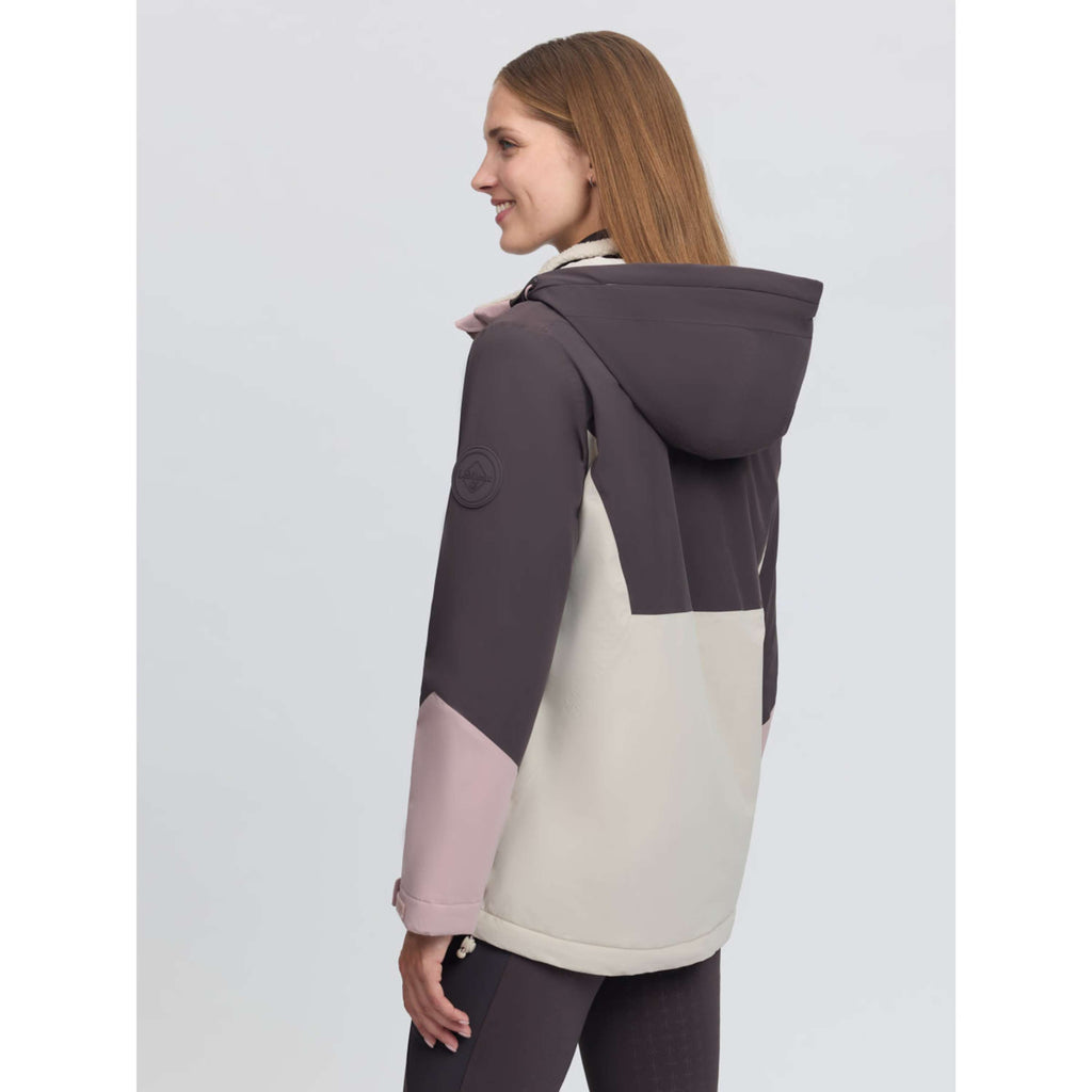LeMieux Jacket Phoebe Half Zip Waterproof Anorak Wild Rose