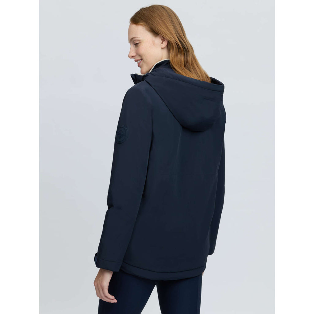 LeMieux Jacket Phoebe Half Zip Waterproof Anorak Navy