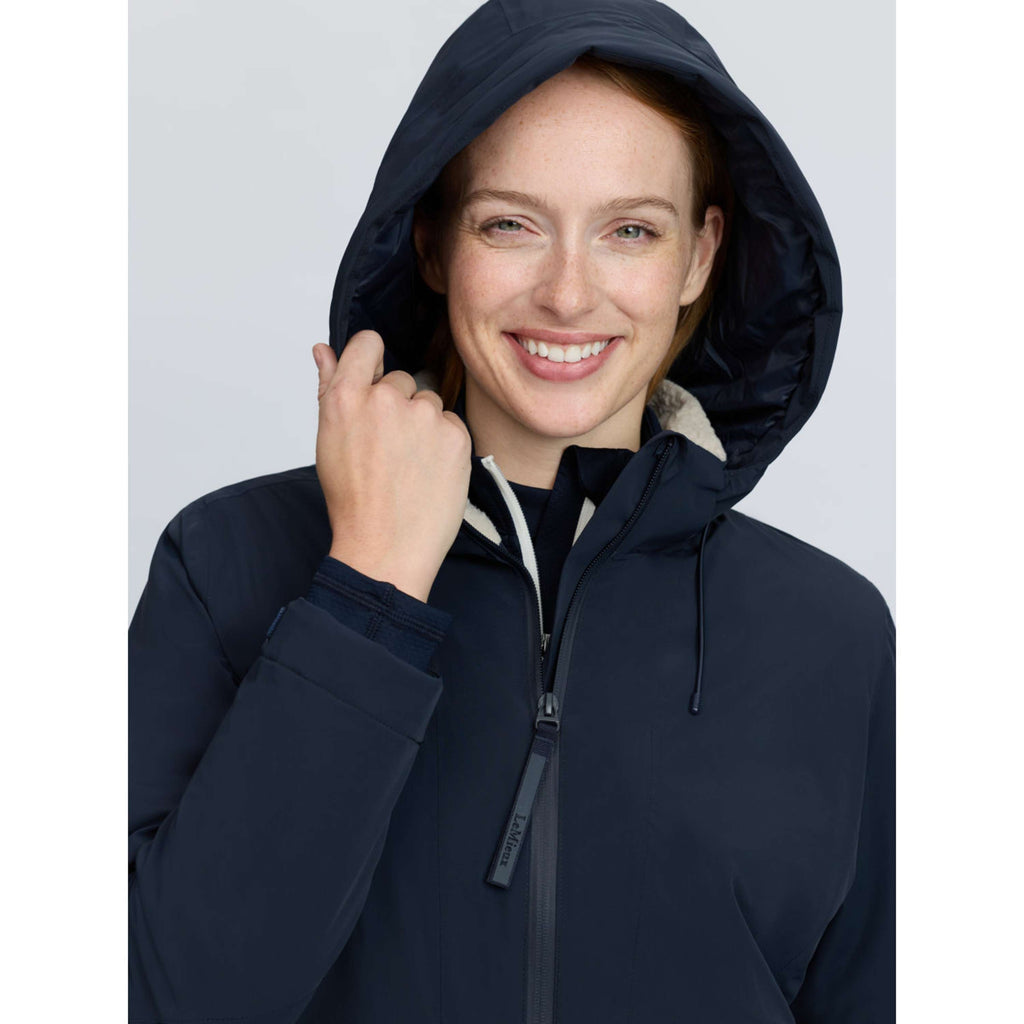 LeMieux Jacket Phoebe Half Zip Waterproof Anorak Navy