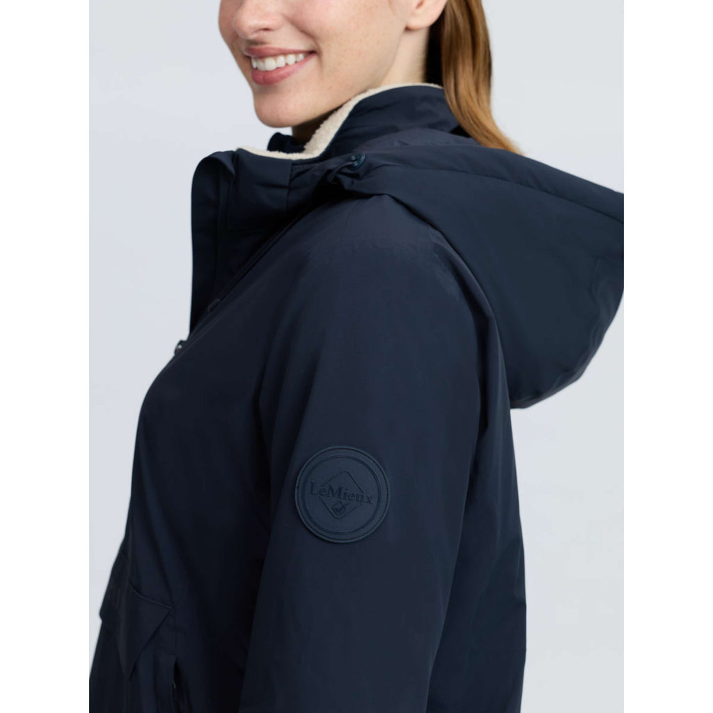 LeMieux Jacket Phoebe Half Zip Waterproof Anorak Navy