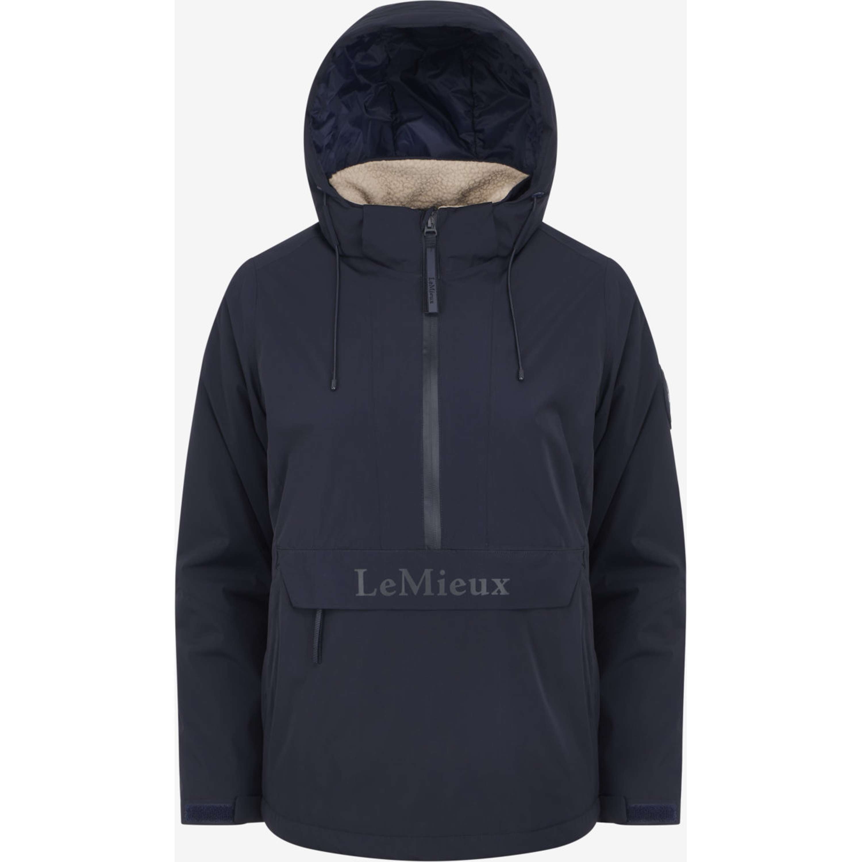 LeMieux Jacket Phoebe Half Zip Waterproof Anorak Navy