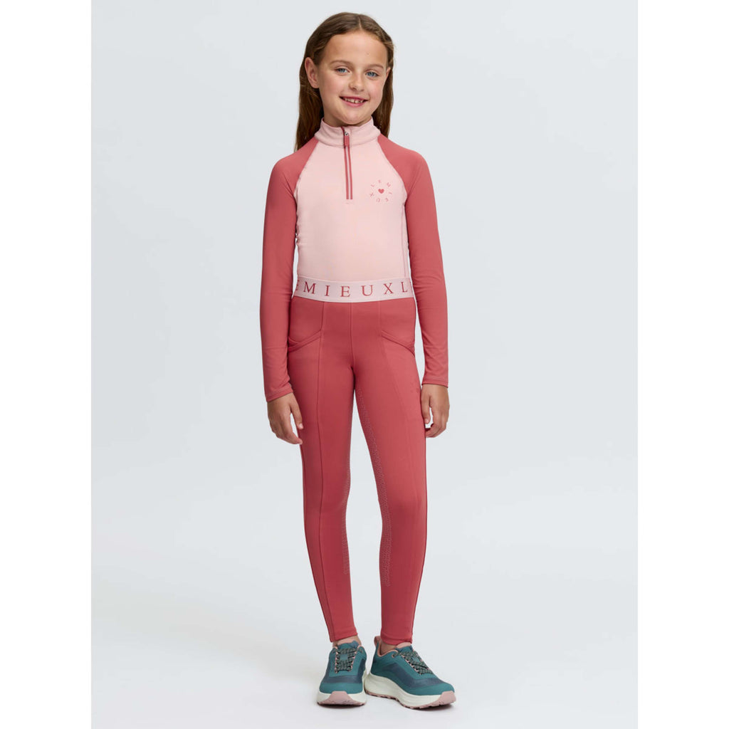 LeMieux Riding Legging Kids Full Grip Spiced Earth