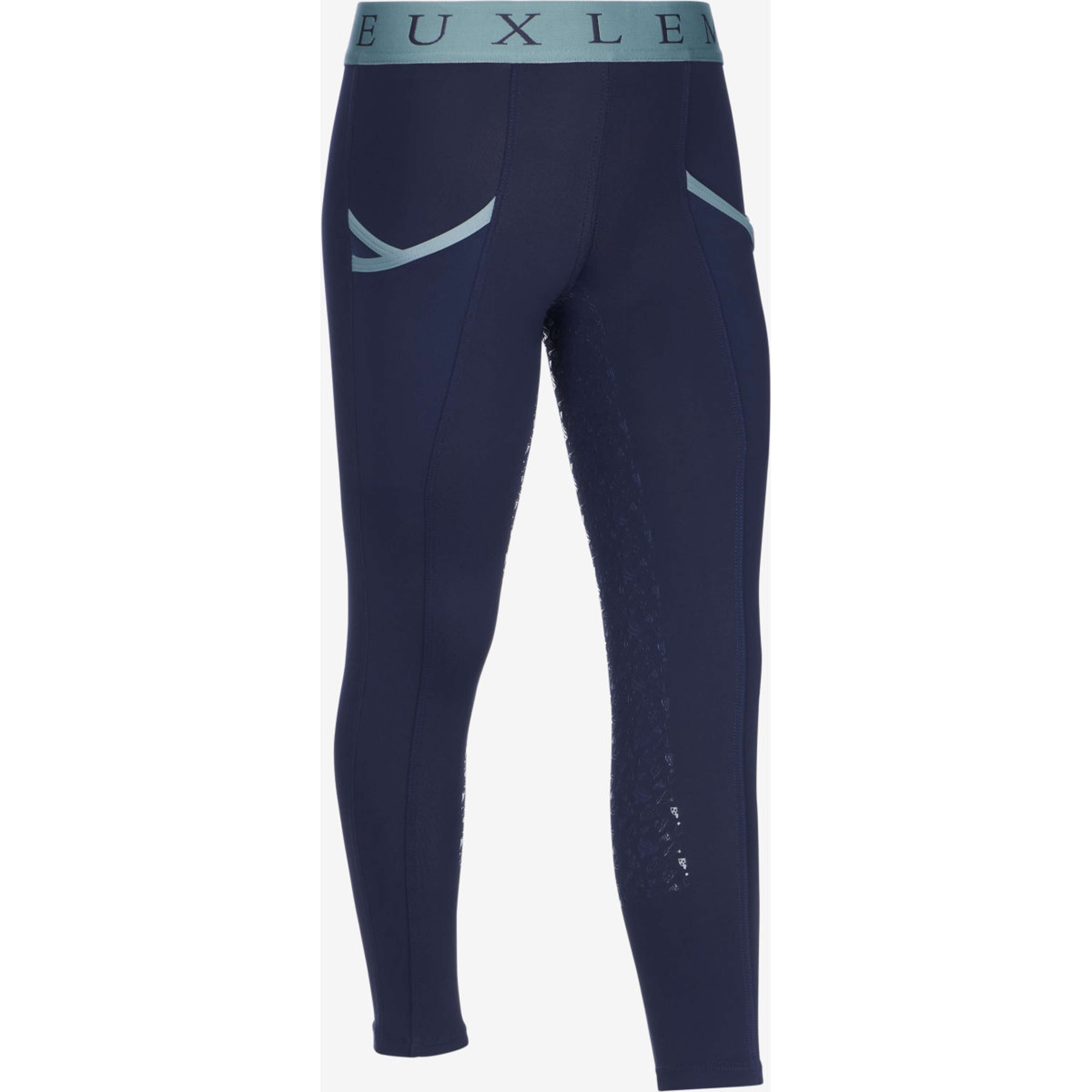 LeMieux Riding Legging Kids Full Grip Navy/Aloe
