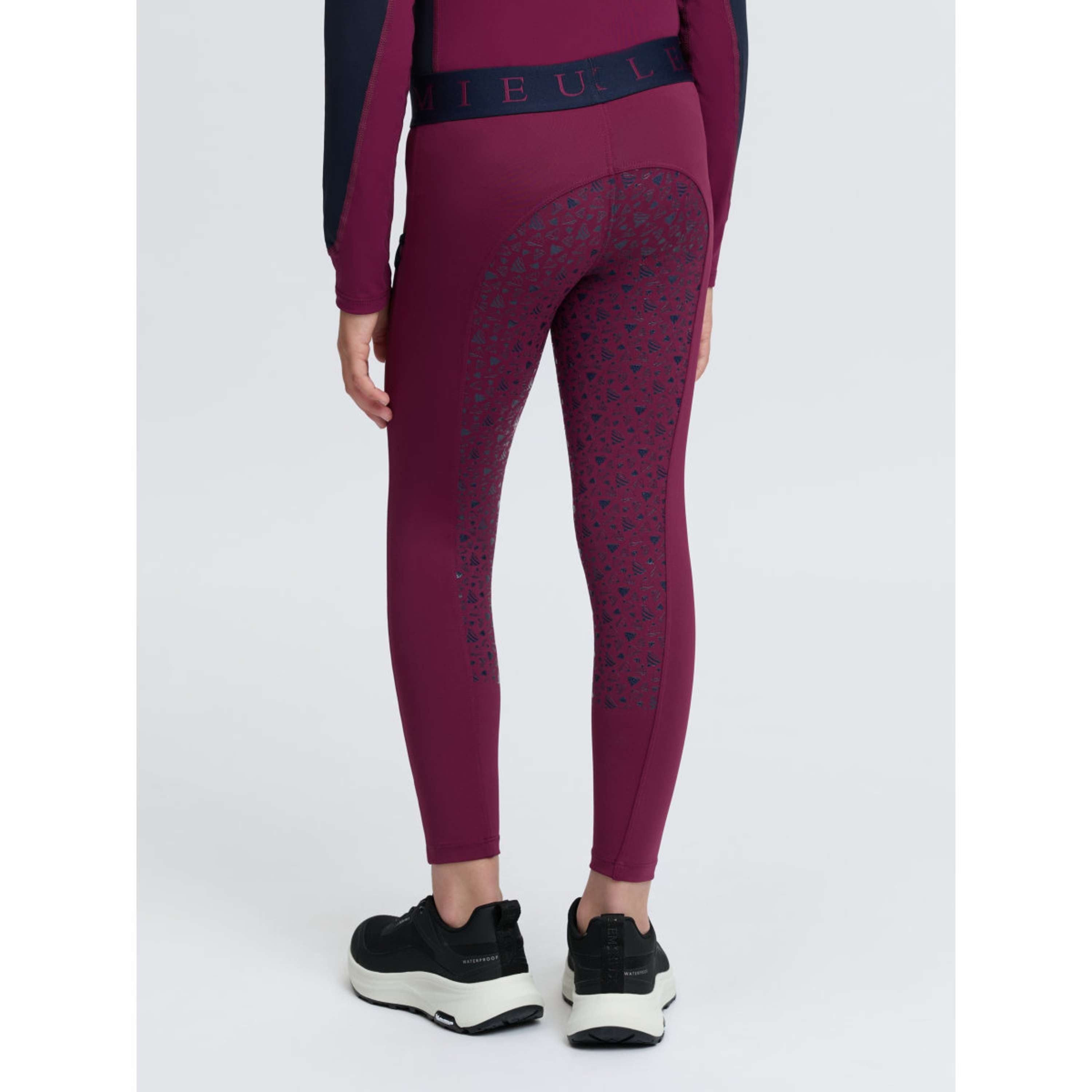 LeMieux Riding Legging Kids Full Grip Blackberry