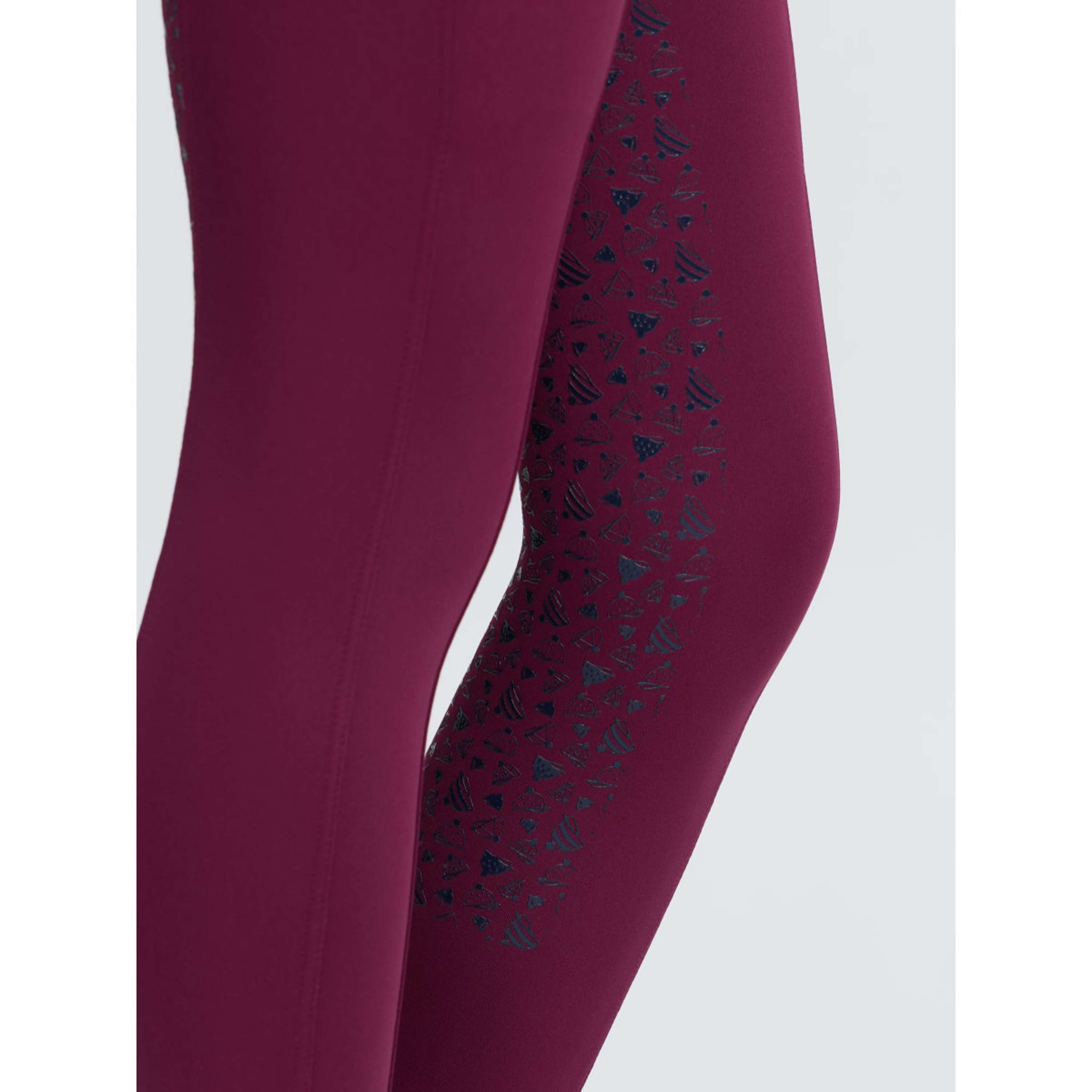 LeMieux Riding Legging Kids Full Grip Blackberry