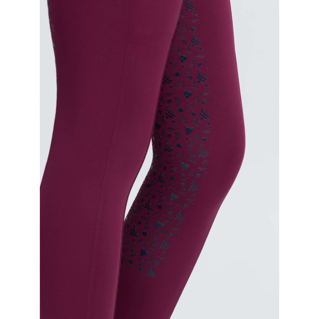 LeMieux Riding Legging Kids Full Grip Blackberry
