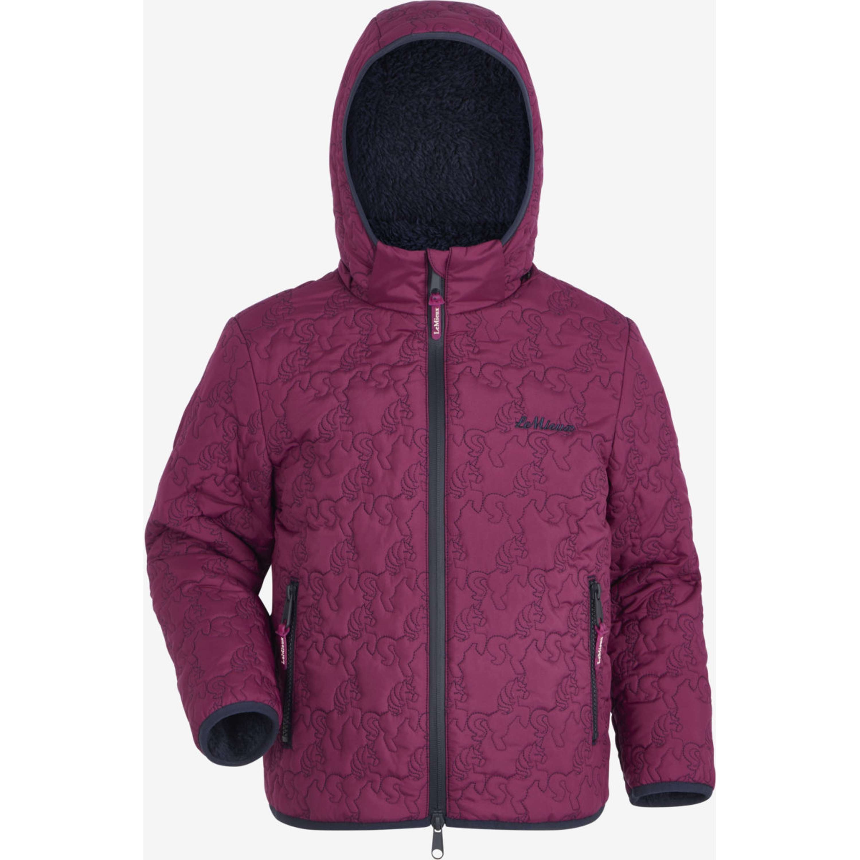 LeMieux Jacket Lola Quilted Kids Blackberry