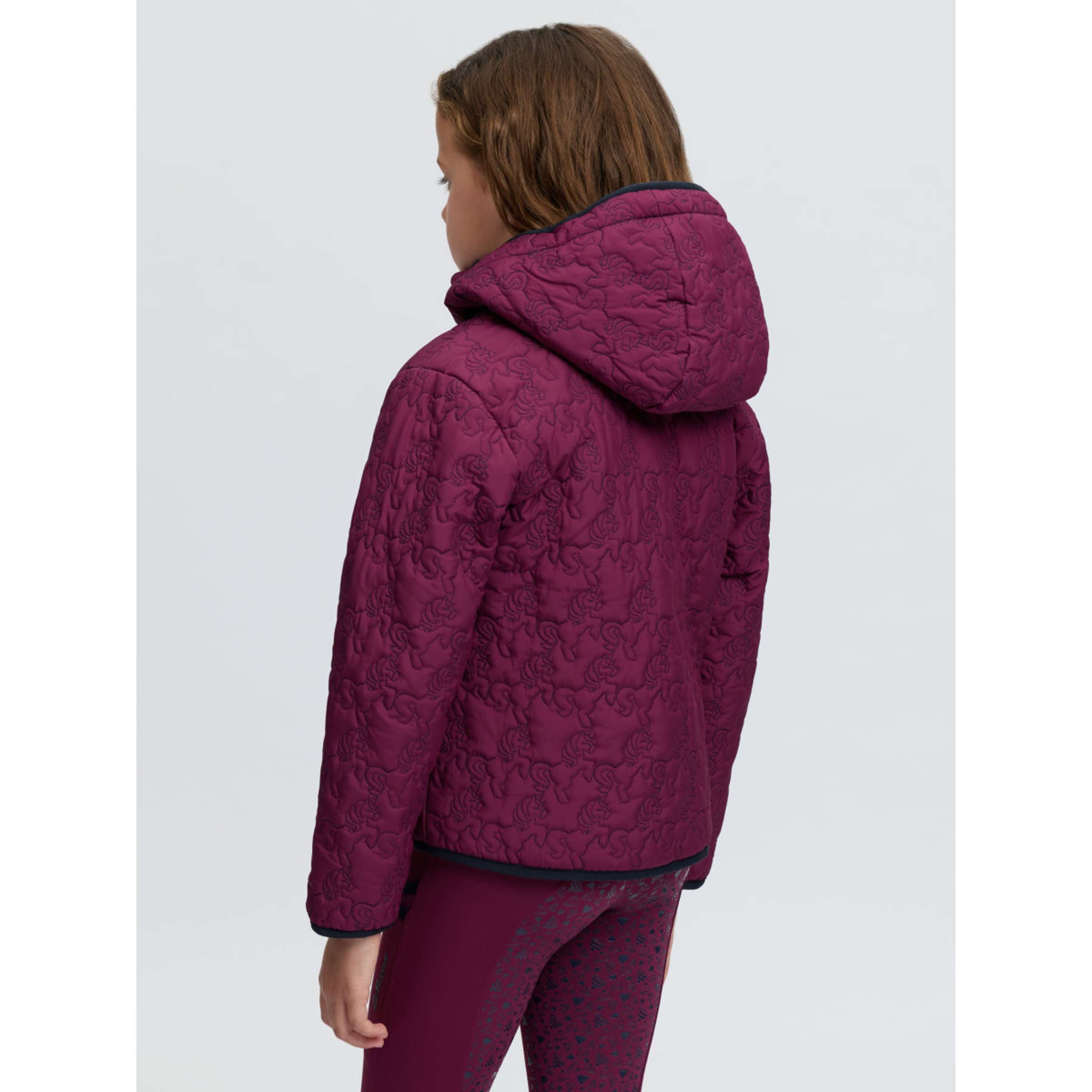 LeMieux Jacket Lola Quilted Kids Blackberry