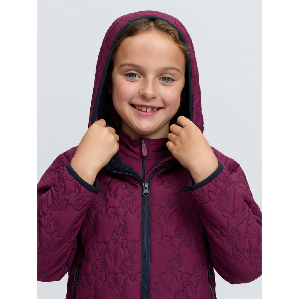 LeMieux Jacket Lola Quilted Kids Blackberry