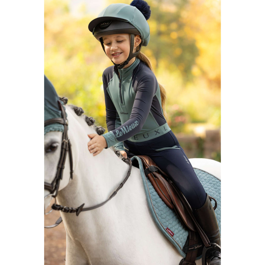 LeMieux Baselayer Kids Navy/Aloe