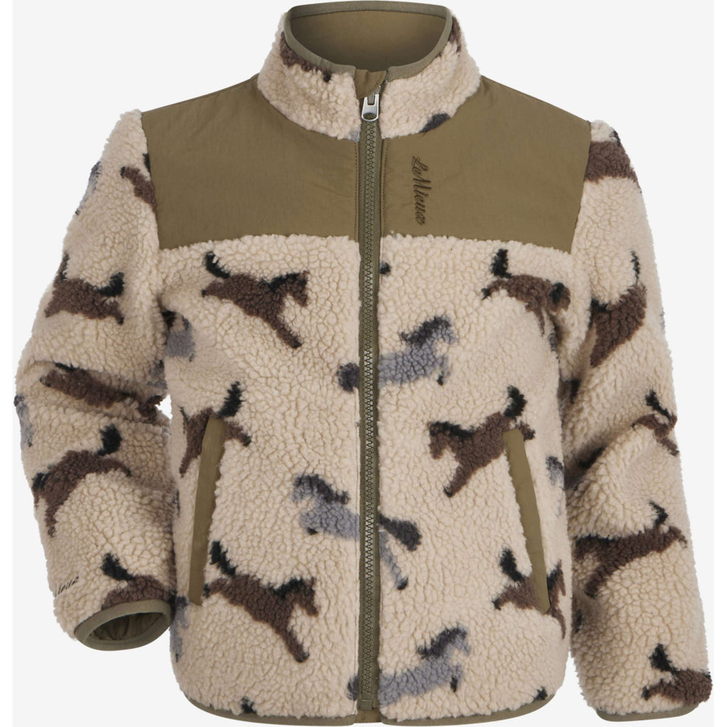 LeMieux Zip-Hoodie Theo Pony Fleece Kids Willow Green