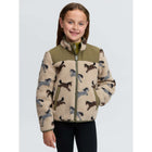 LeMieux Zip-Hoodie Theo Pony Fleece Kids Willow Green