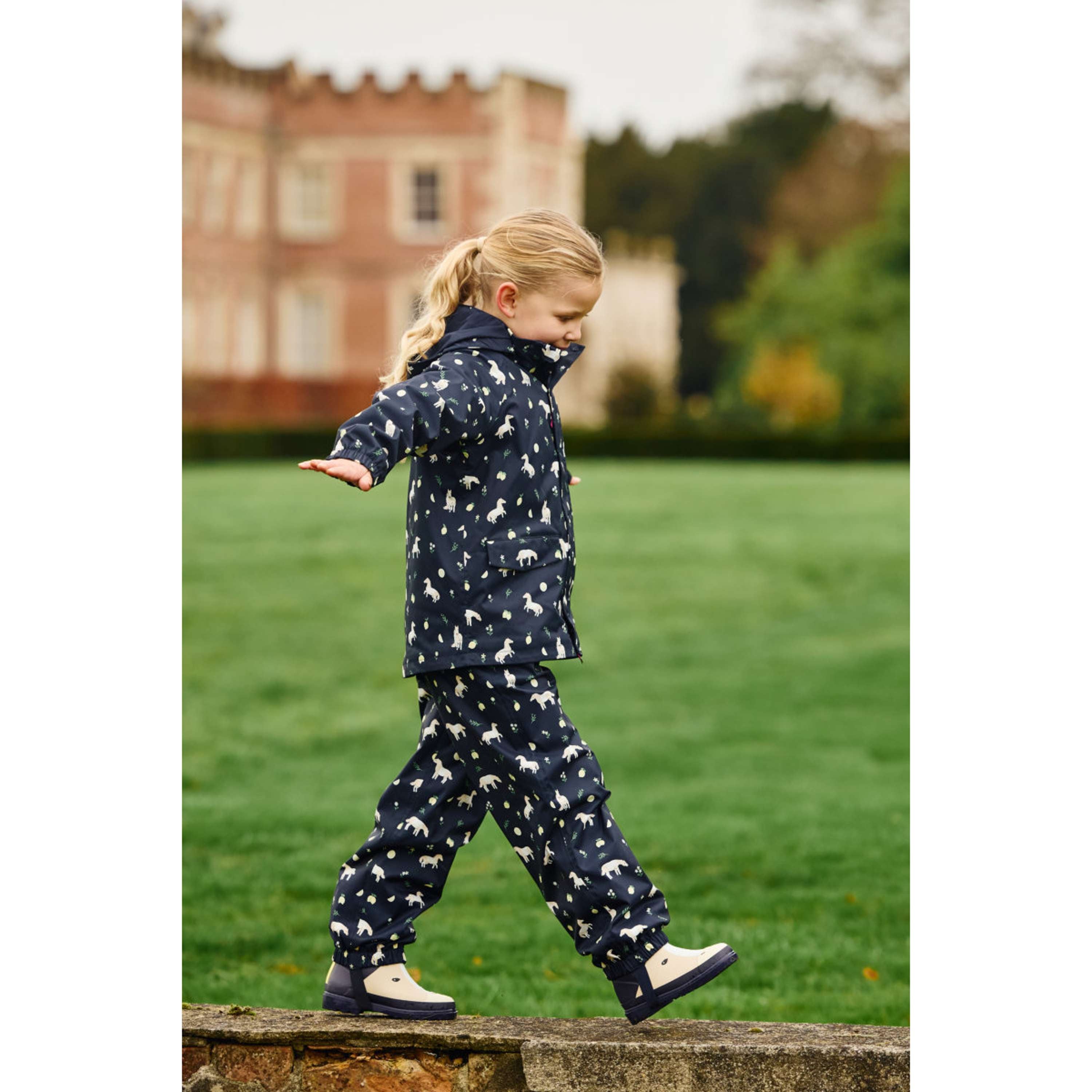LeMieux Jacket Pippin Splash Kids Navy