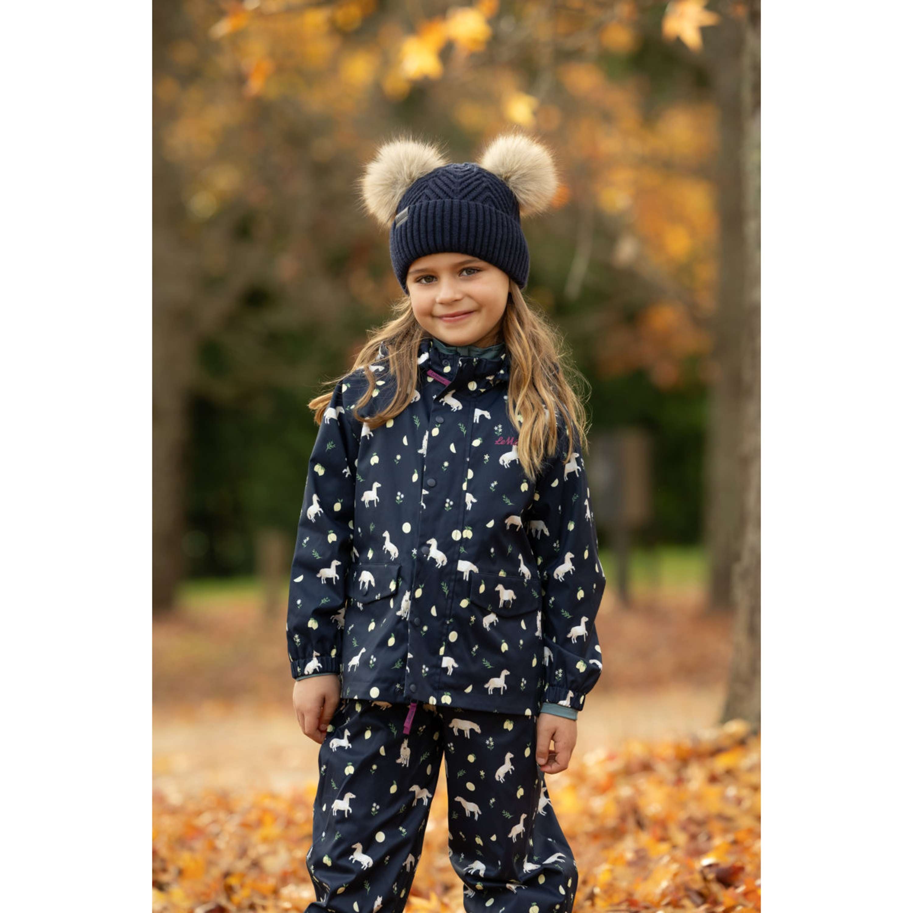 LeMieux Jacket Pippin Splash Kids Navy