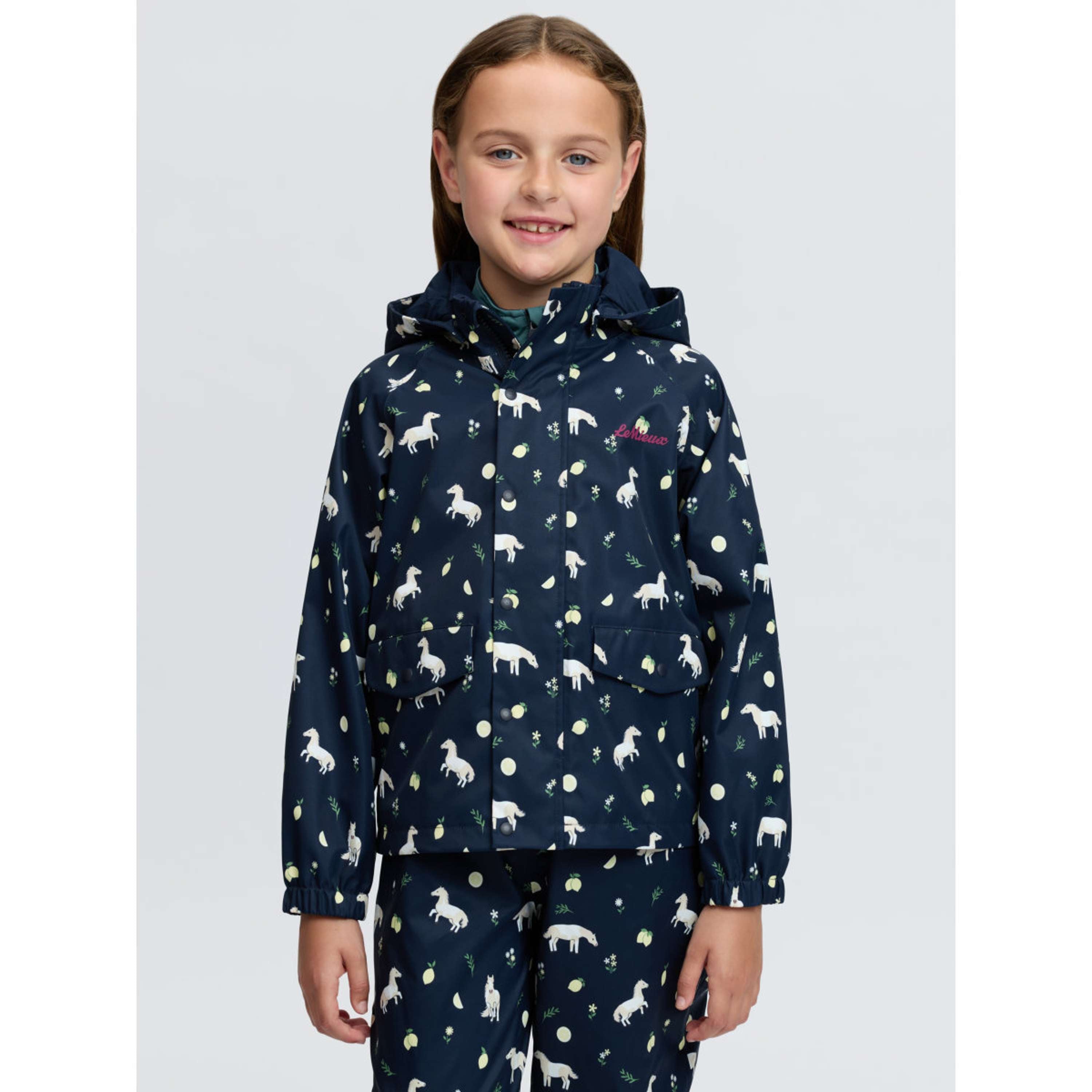 LeMieux Jacket Pippin Splash Kids Navy