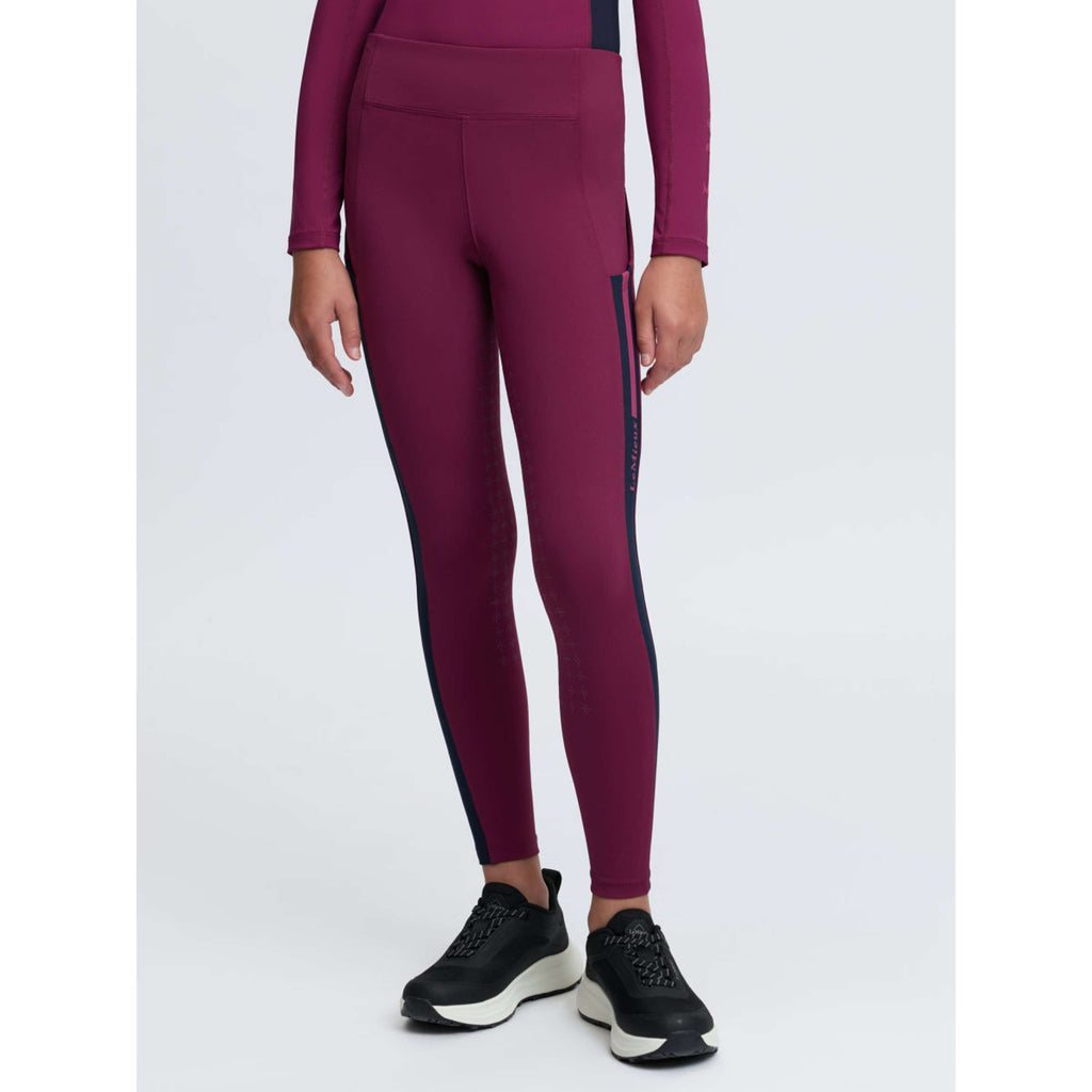 LeMieux Riding Legging Orla Kids Full Grip Blackberry