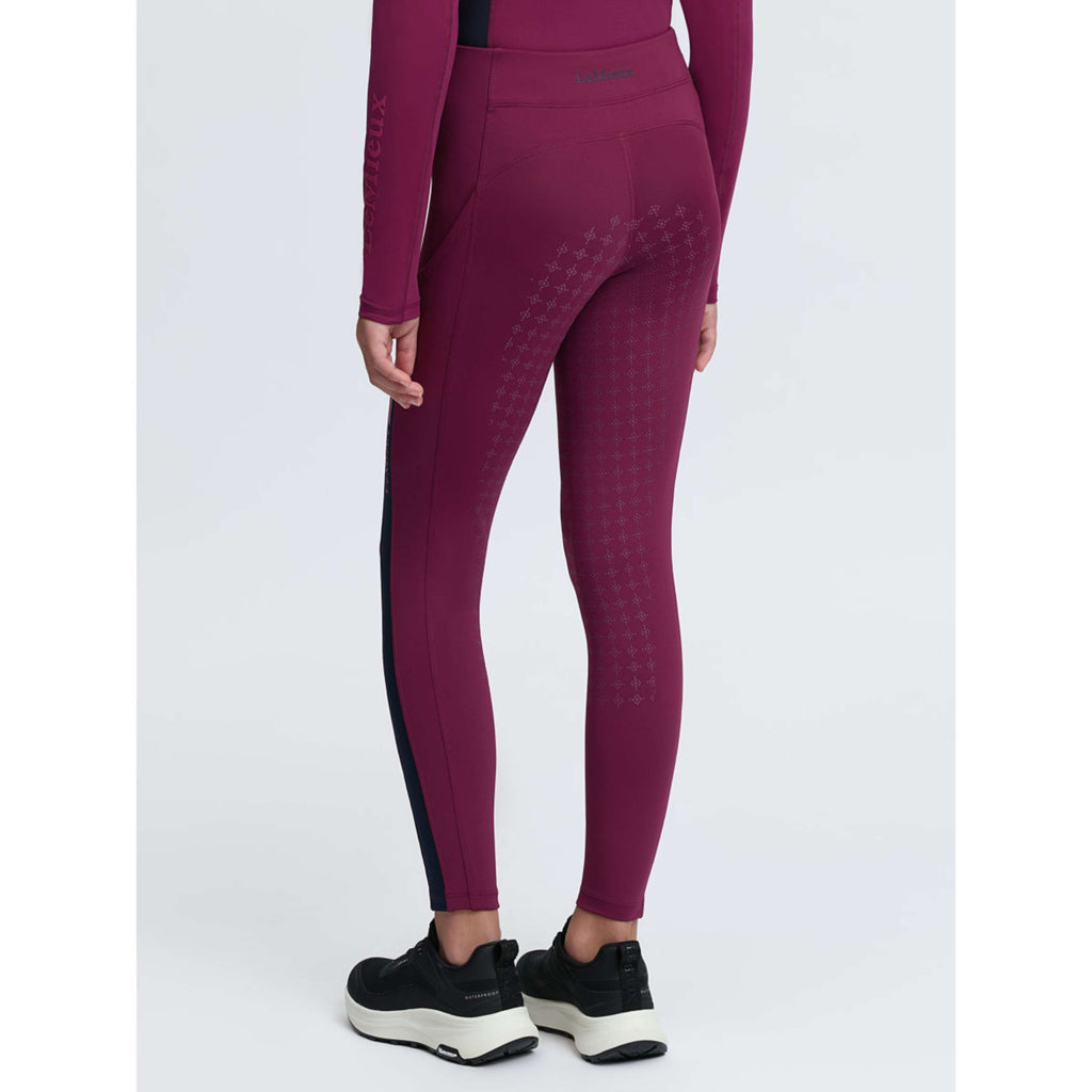 LeMieux Riding Legging Orla Kids Full Grip Blackberry