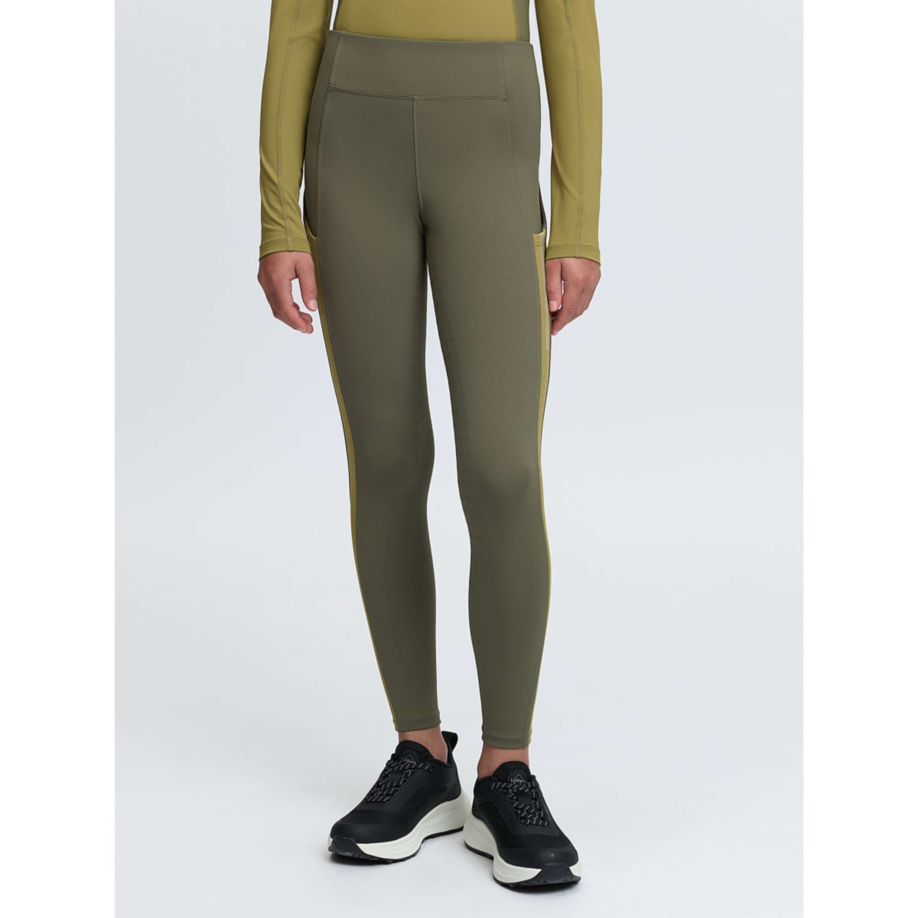 LeMieux Riding Legging Orla Kids Full Grip Willow Green