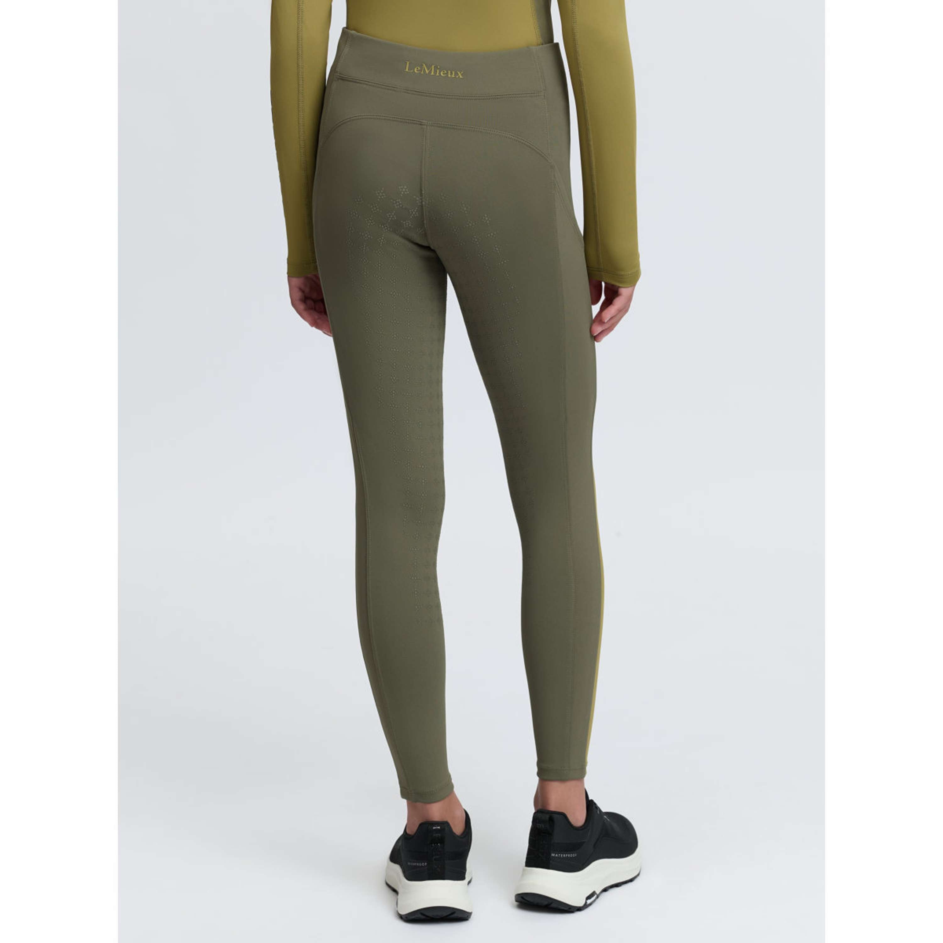 LeMieux Riding Legging Orla Kids Full Grip Willow Green