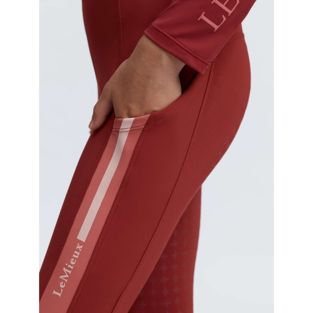 LeMieux Riding Legging Orla Kids Full Grip Russet