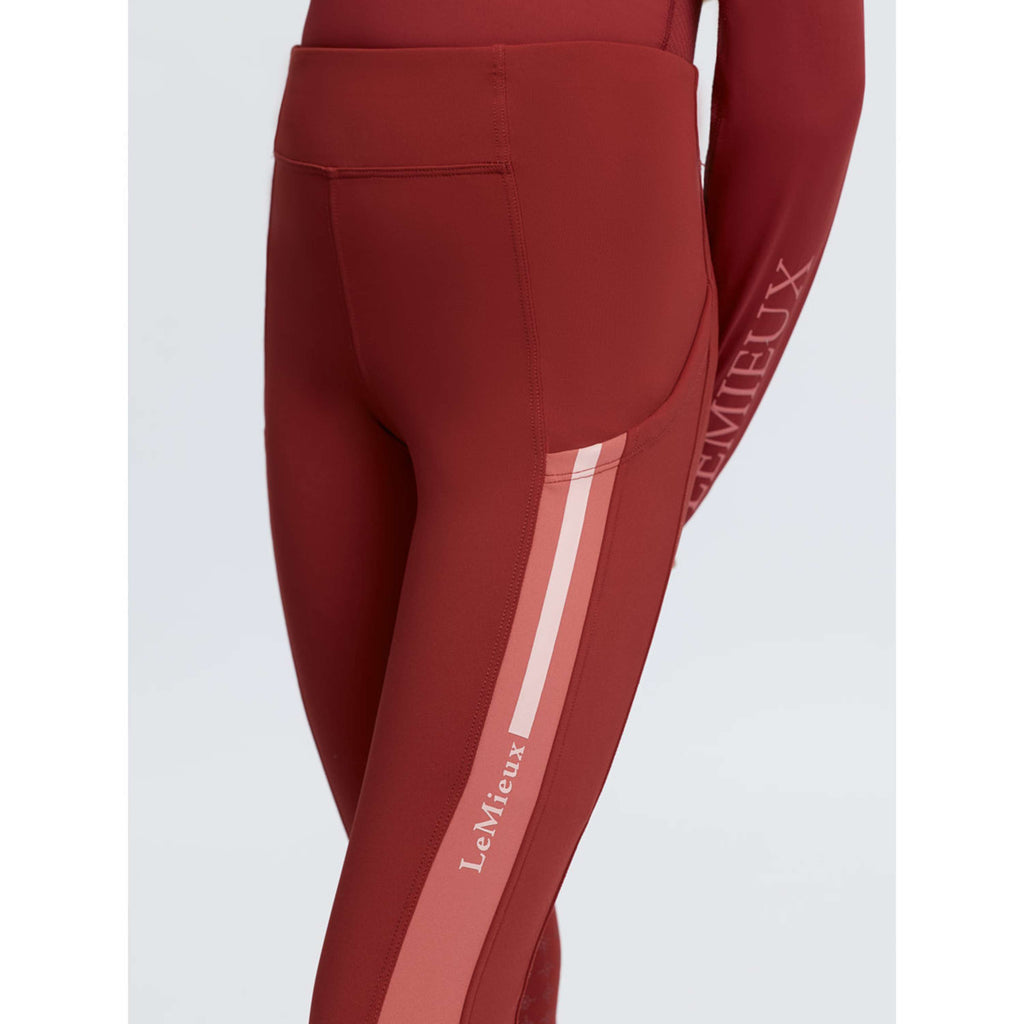 LeMieux Riding Legging Orla Kids Full Grip Russet