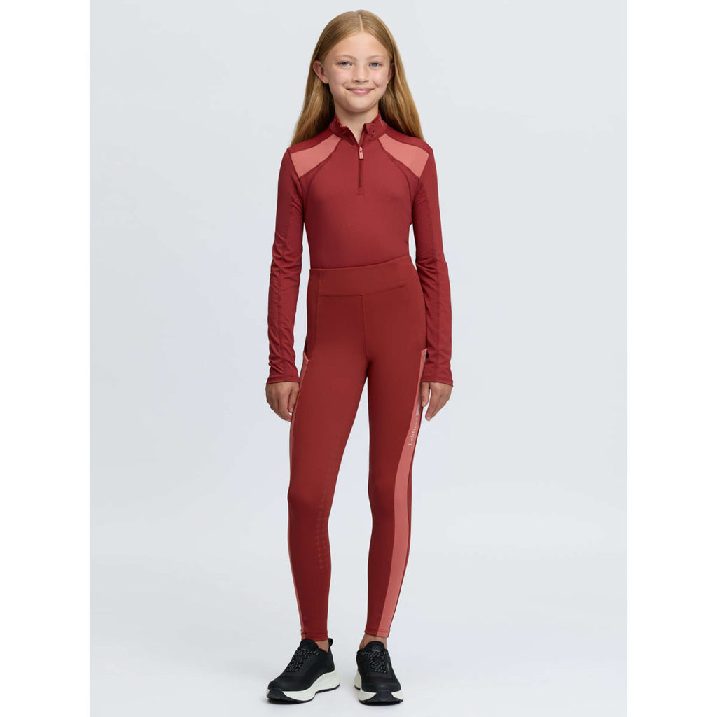 LeMieux Riding Legging Orla Kids Full Grip Russet