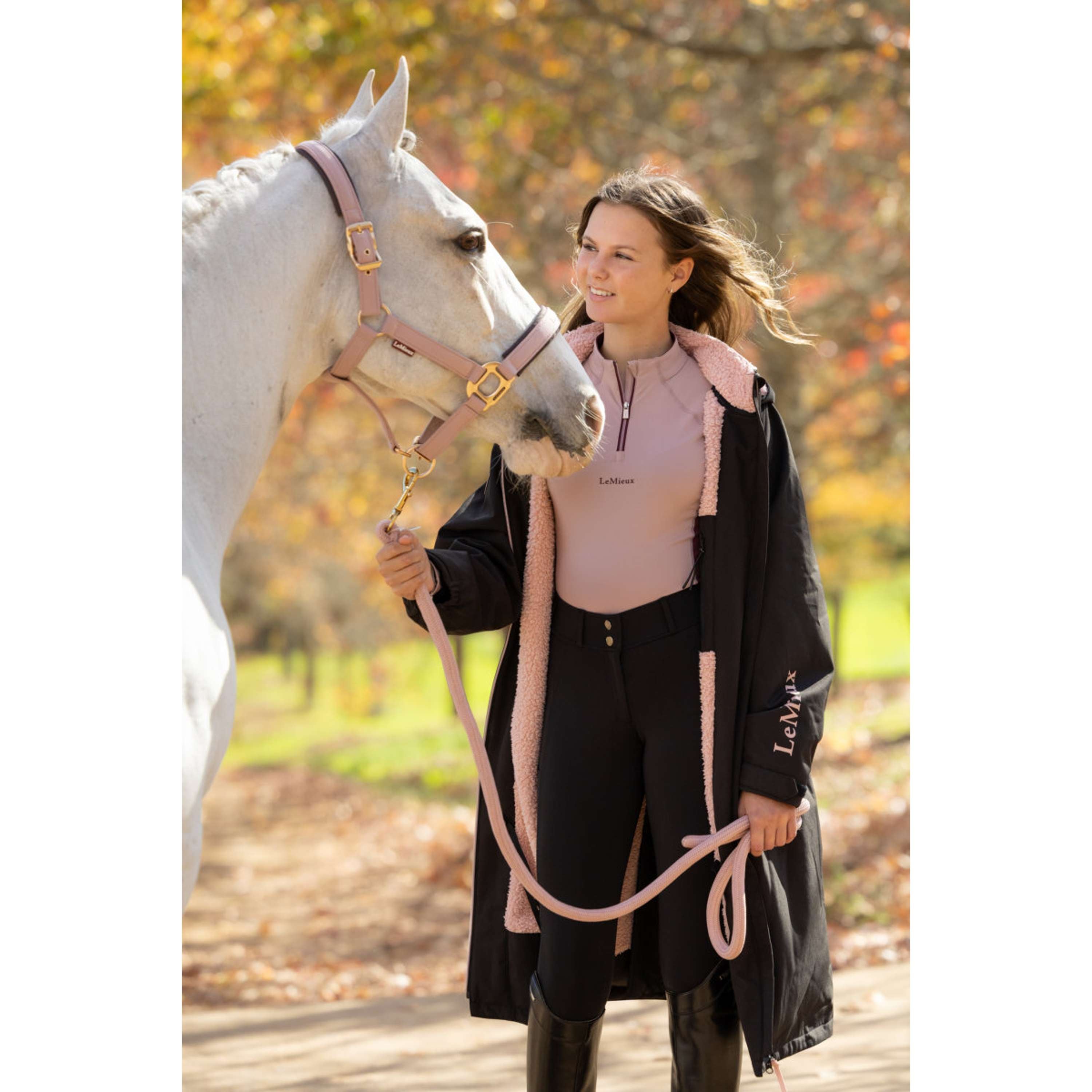 LeMieux Long Coat HydroShield Kids Black
