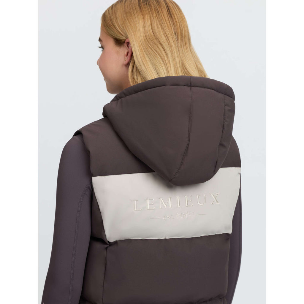 LeMieux Bodywarmer Joey Hooded Kids Cocoa