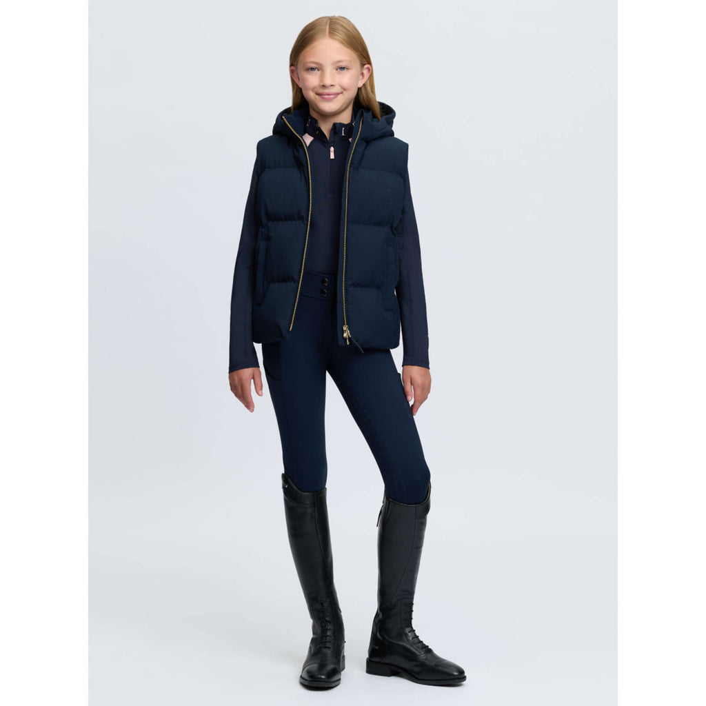 LeMieux Bodywarmer Joey Hooded Kids Navy