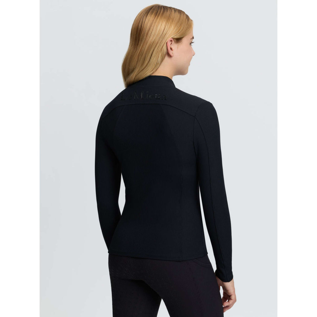 LeMieux Baselayer Raye Ribbed Kids Black