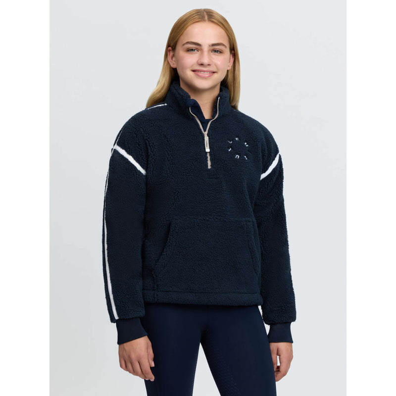 LeMieux Sweater Jody Teddy Fleece Kids Navy