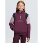 LeMieux Sweater Viola Quarter Zip Kids Bramble
