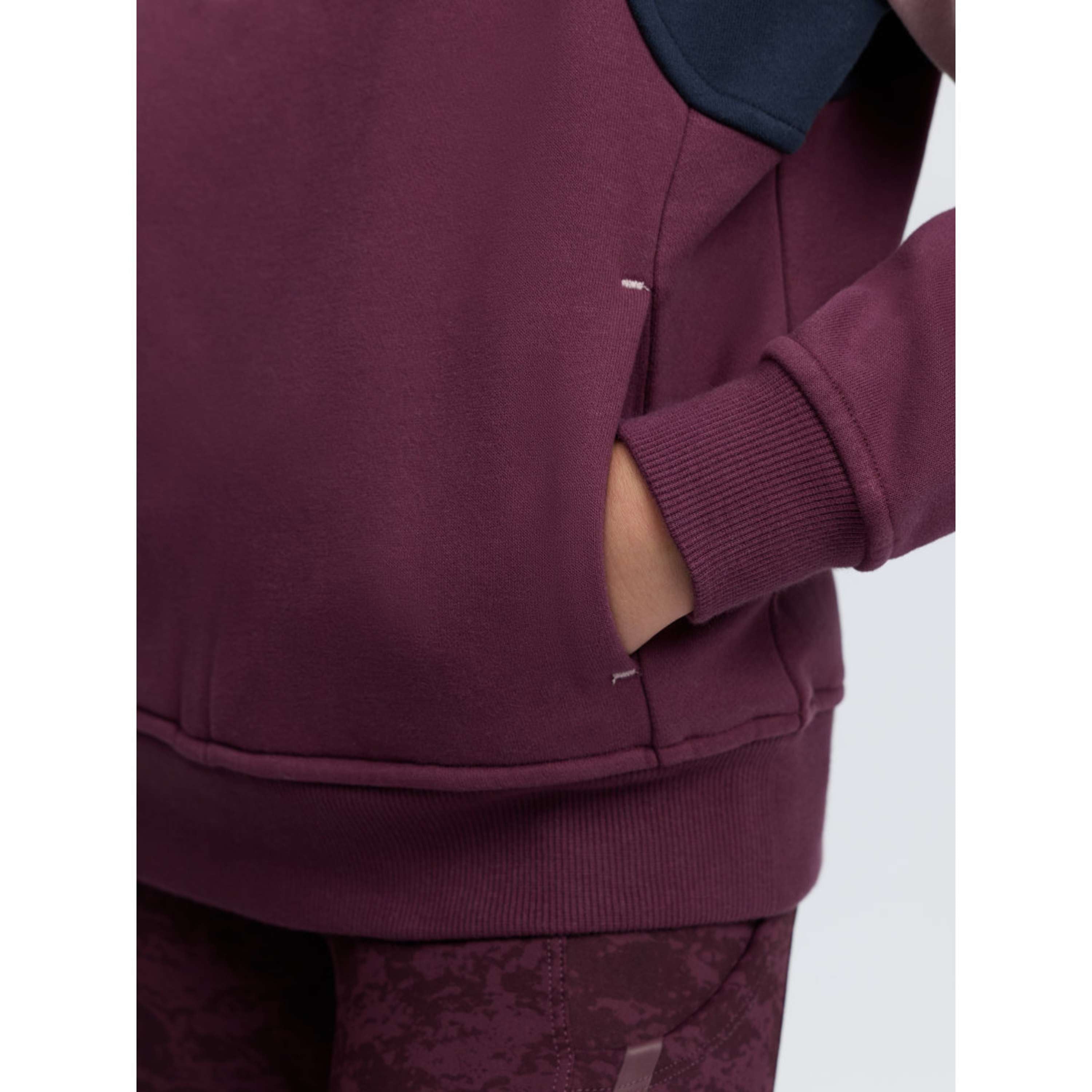 LeMieux Sweater Viola Quarter Zip Kids Bramble