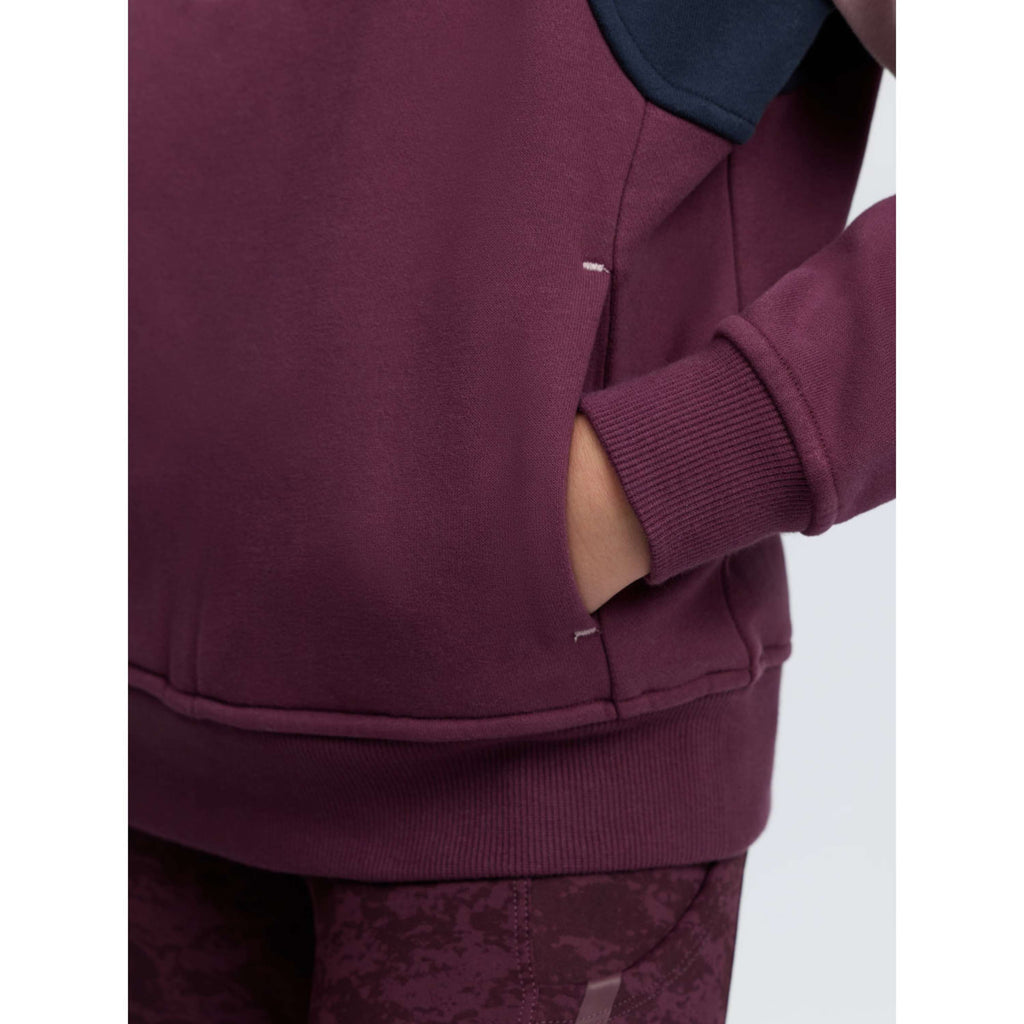 LeMieux Sweater Viola Quarter Zip Kids Bramble
