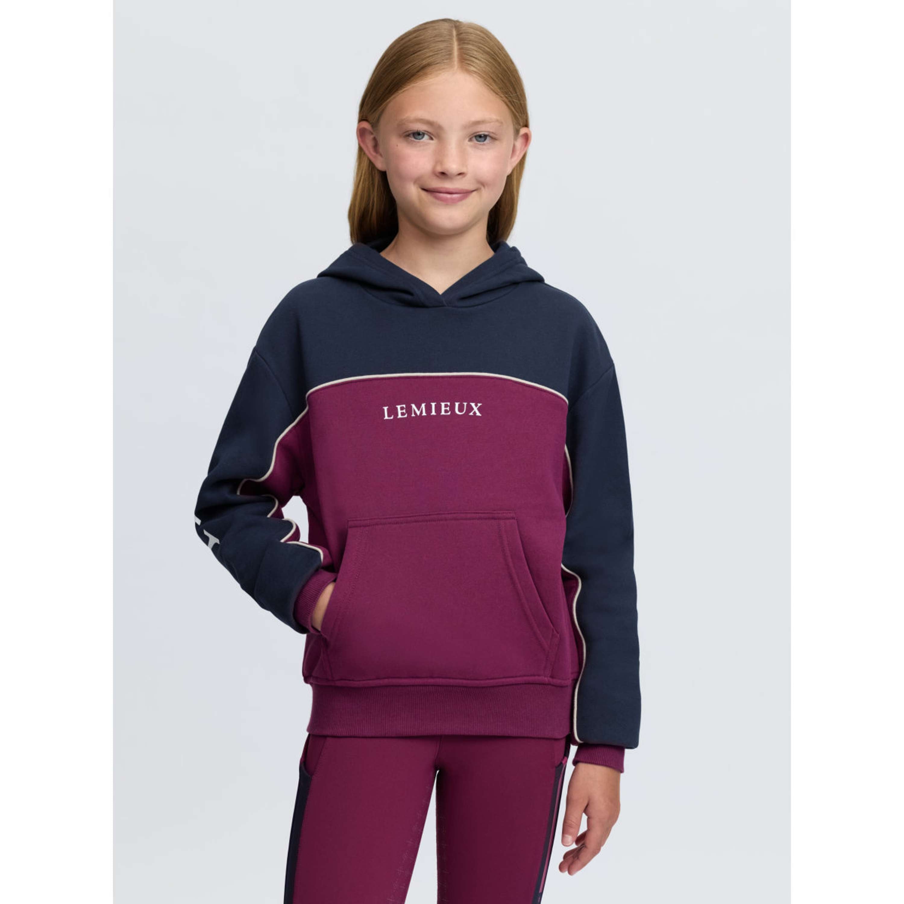 LeMieux Hoodie Sadie Kids Blackberry