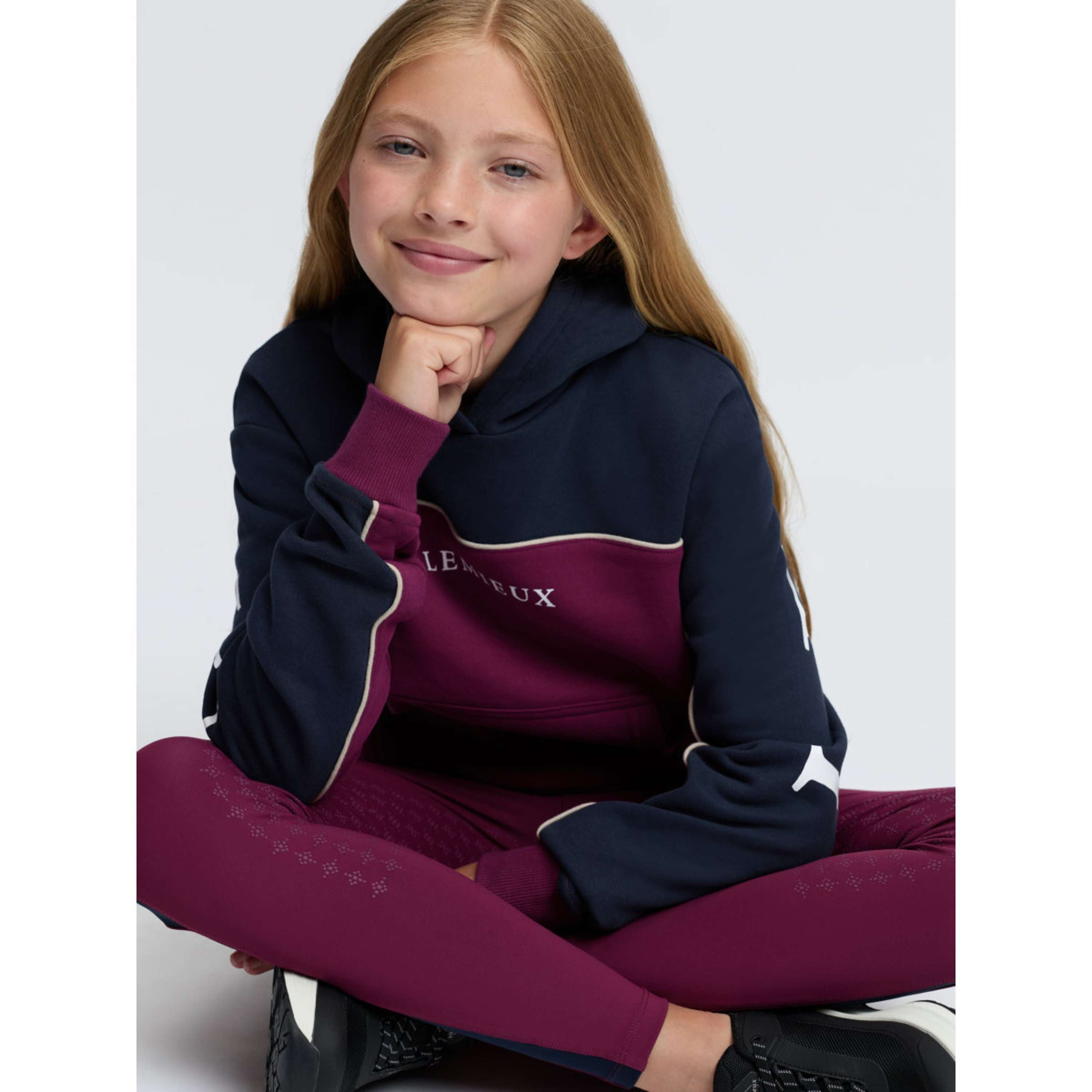 LeMieux Hoodie Sadie Kids Blackberry