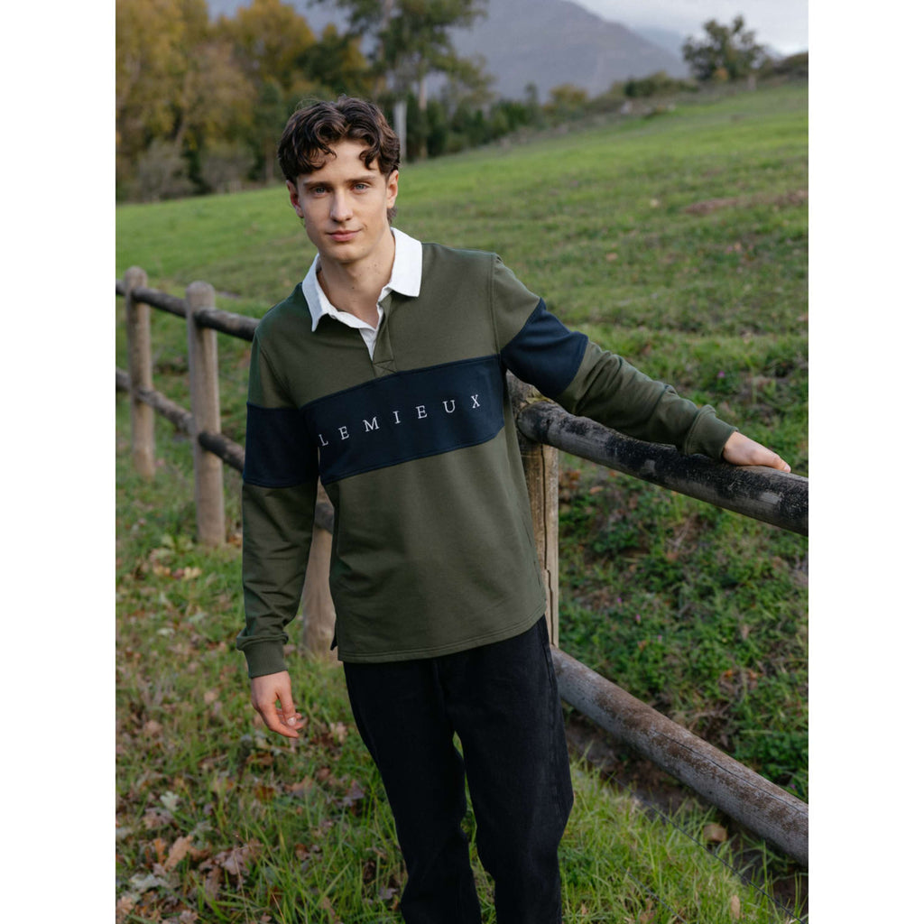 LeMieux Shirt Rugby Men Olive