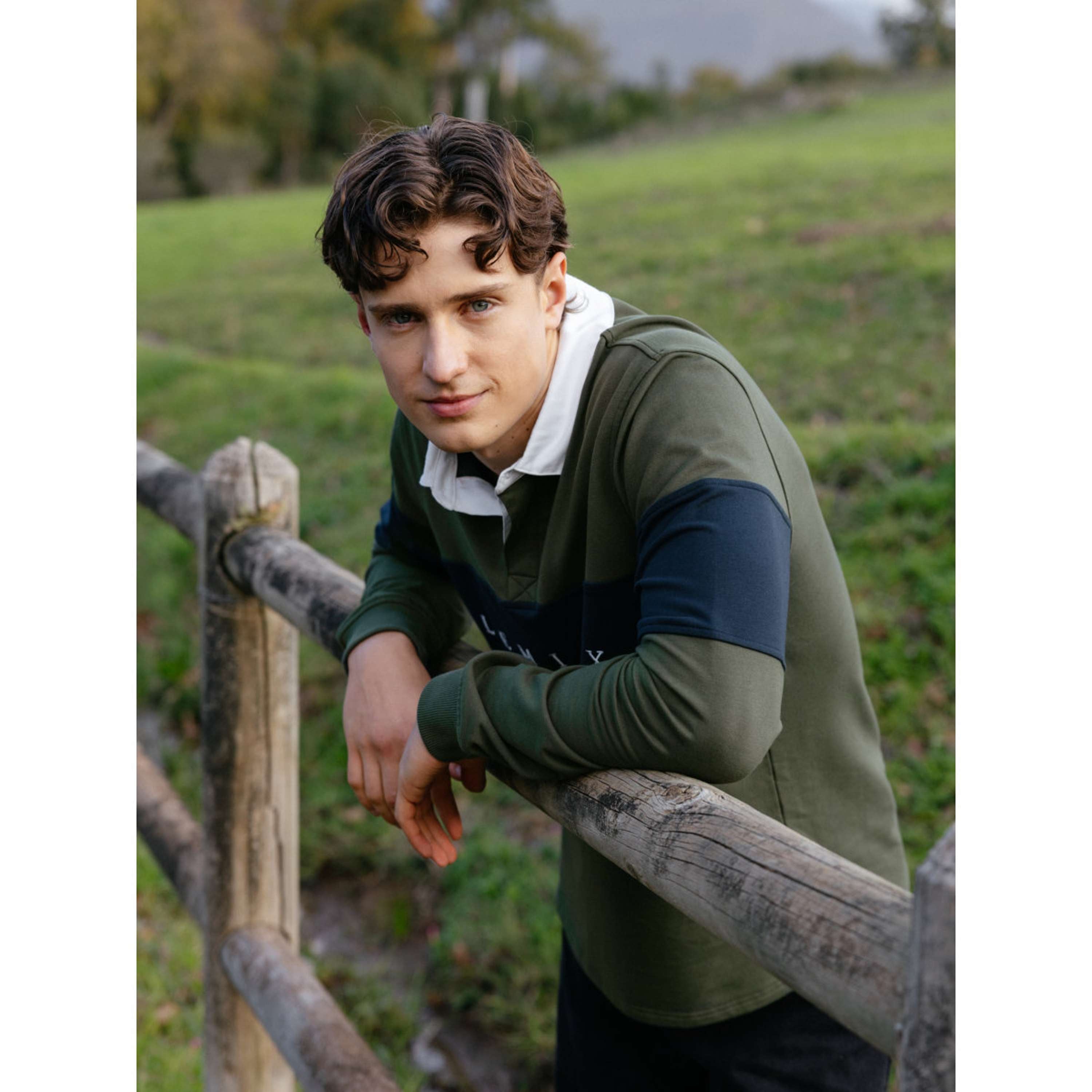 LeMieux Shirt Rugby Men Olive