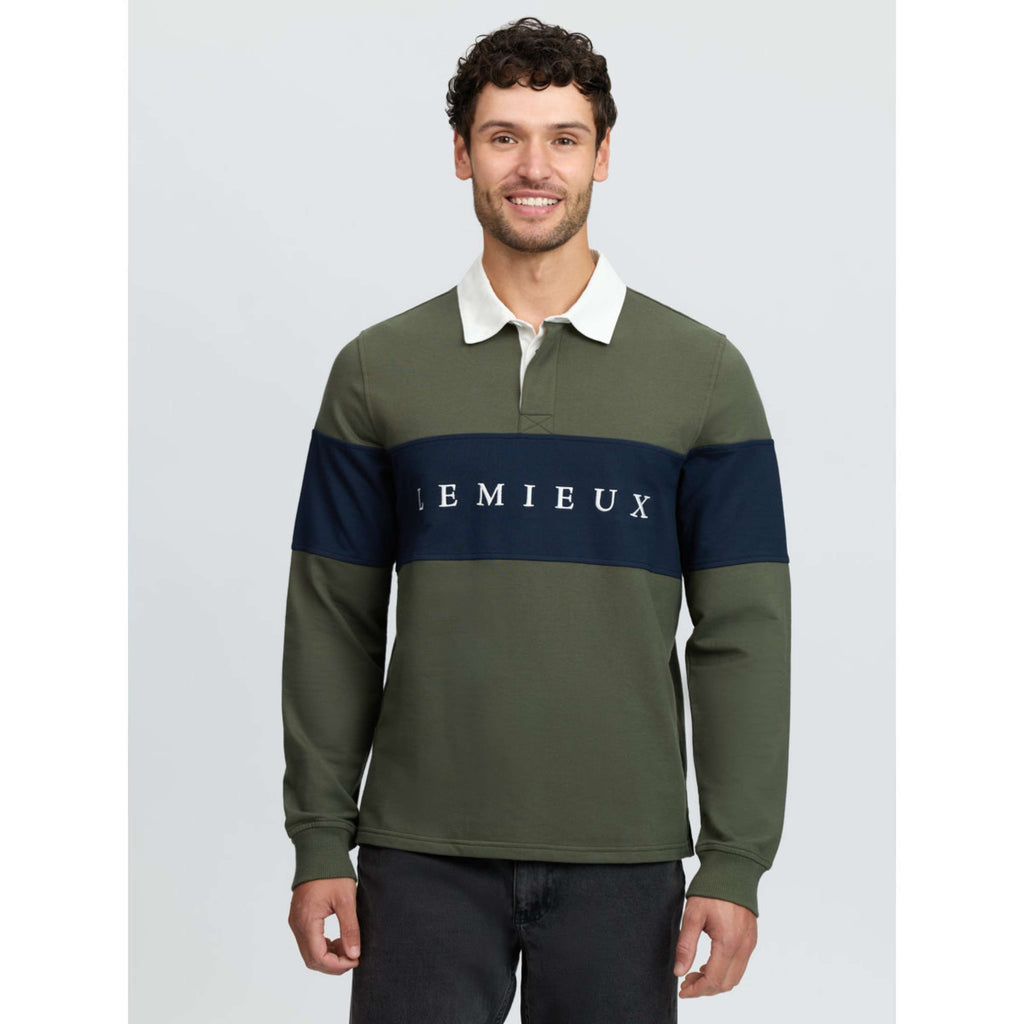 LeMieux Shirt Rugby Men Olive