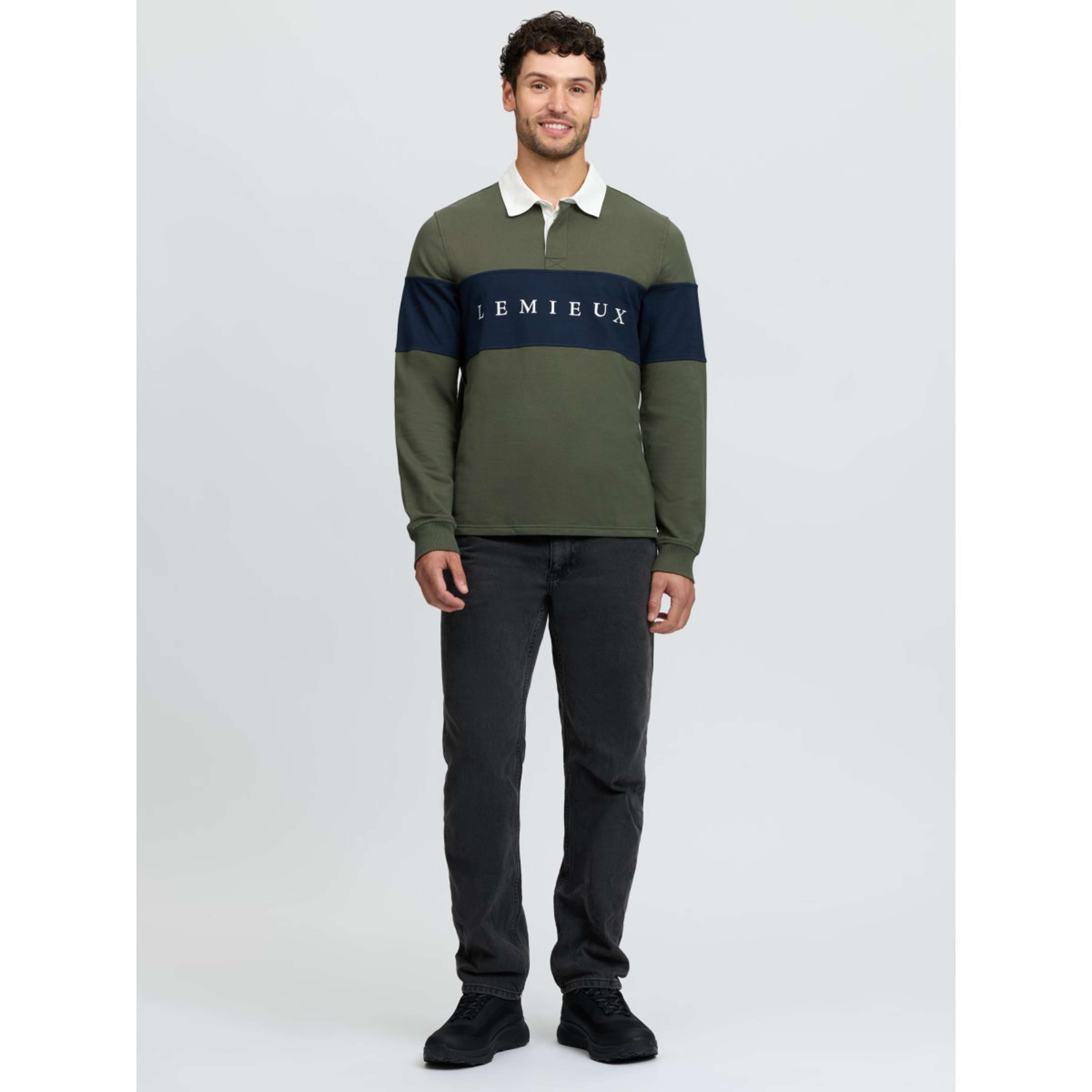 LeMieux Shirt Rugby Men Olive