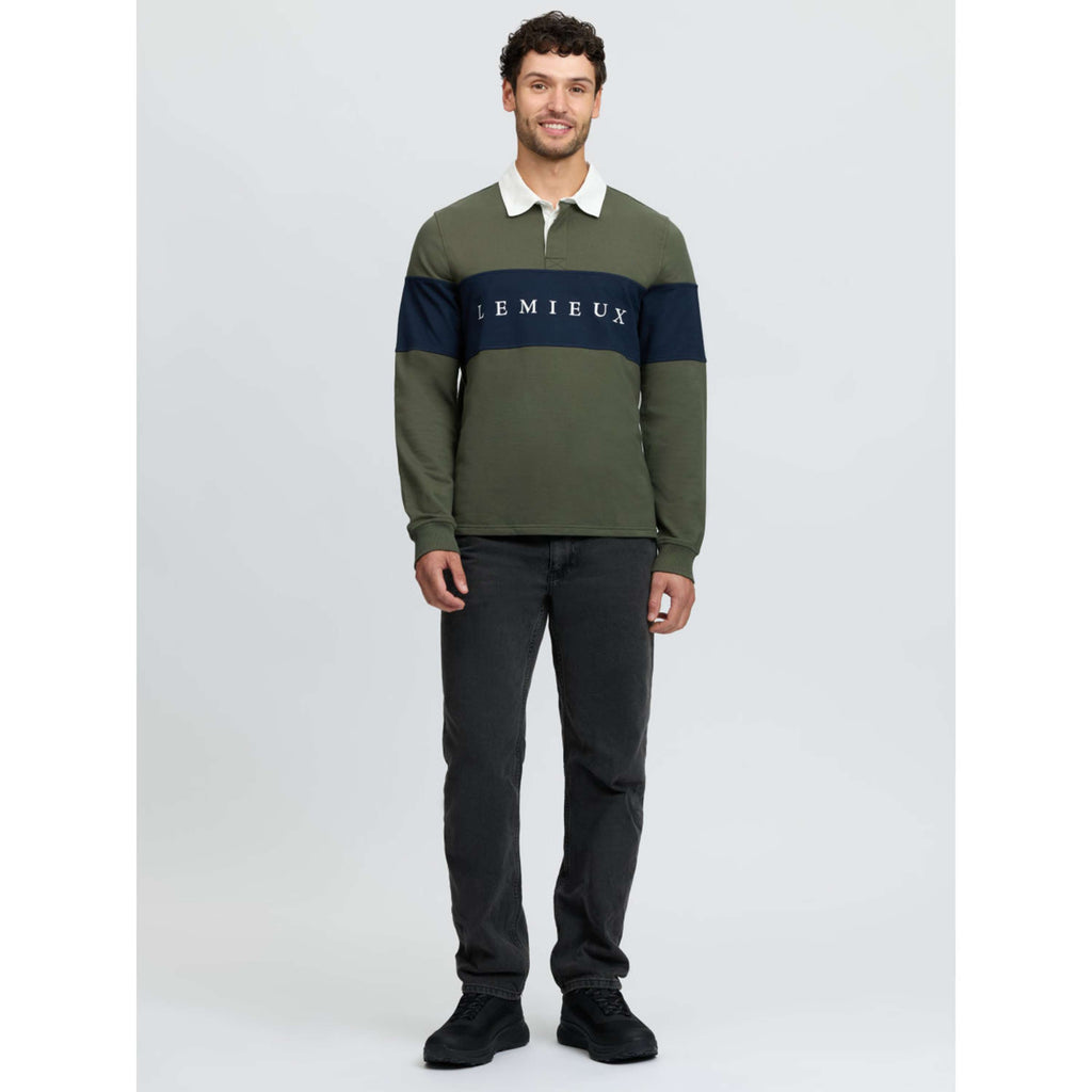 LeMieux Shirt Rugby Men Olive