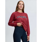 LeMieux Sweater Vida Varsity Crew Neck Russet