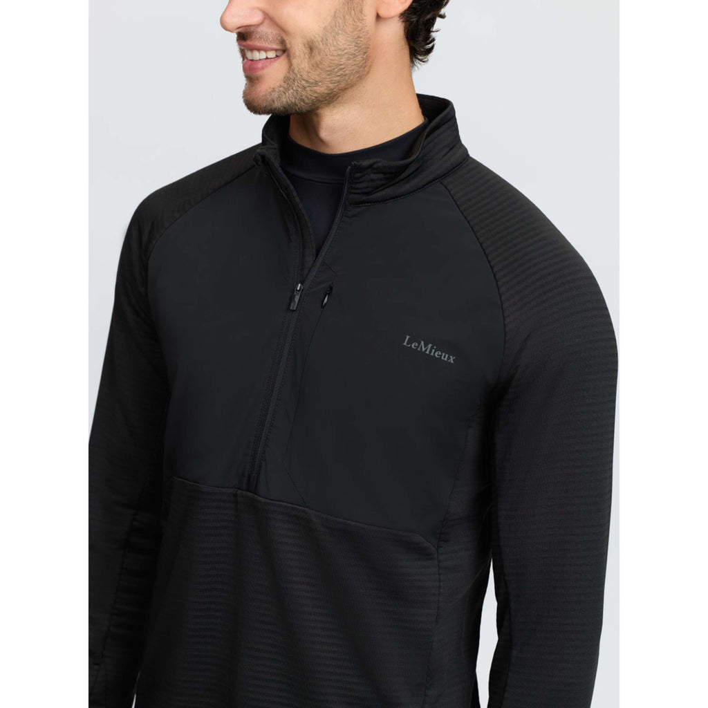 LeMieux Sweater Scarlet Quarter Zip Willow Green