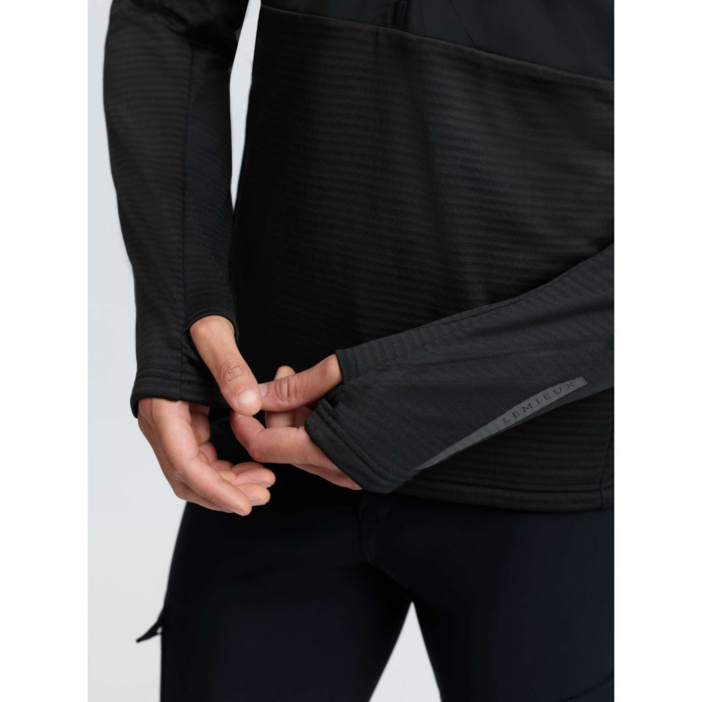 LeMieux Sweater Scarlet Quarter Zip Willow Green