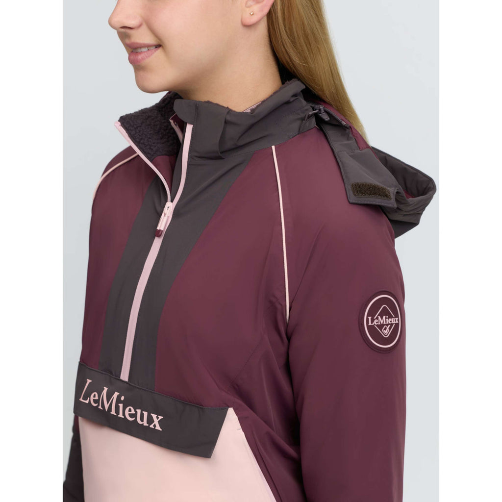 LeMieux Jacket Bailey Waterproof Anorak Kids Bramble